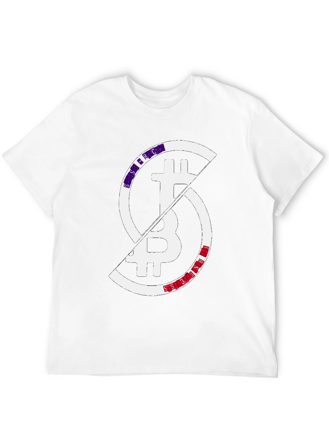 Bitcoin Block Split Graphic Tee