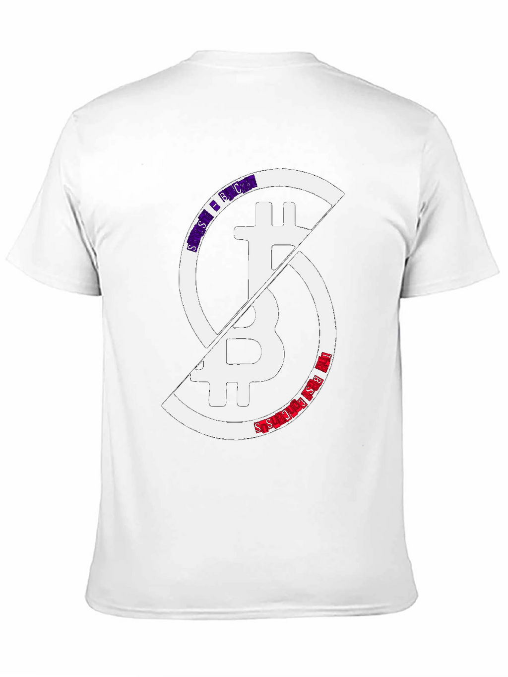 Bitcoin Block Split Graphic Tee