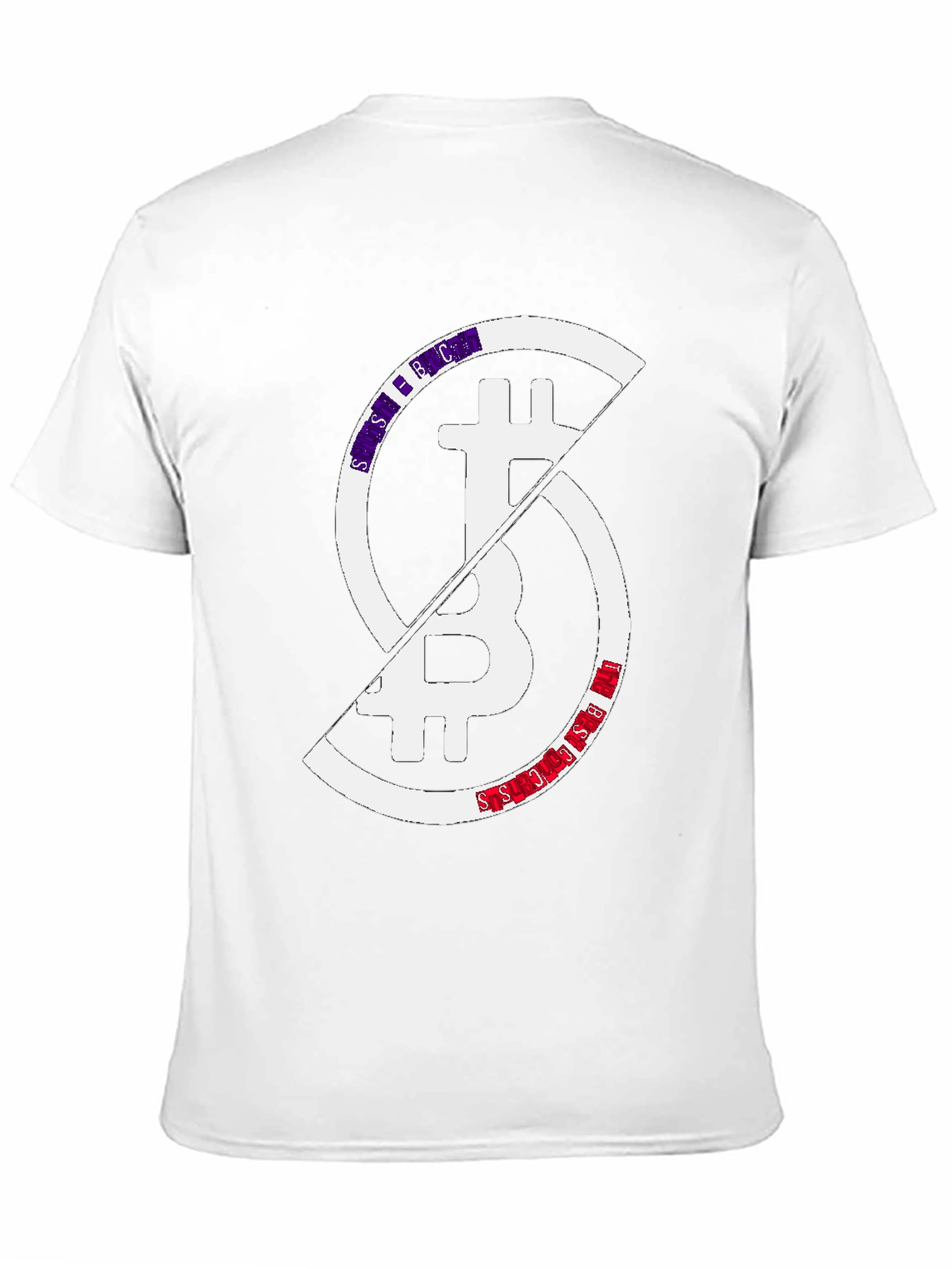 Bitcoin Block Split Graphic Tee