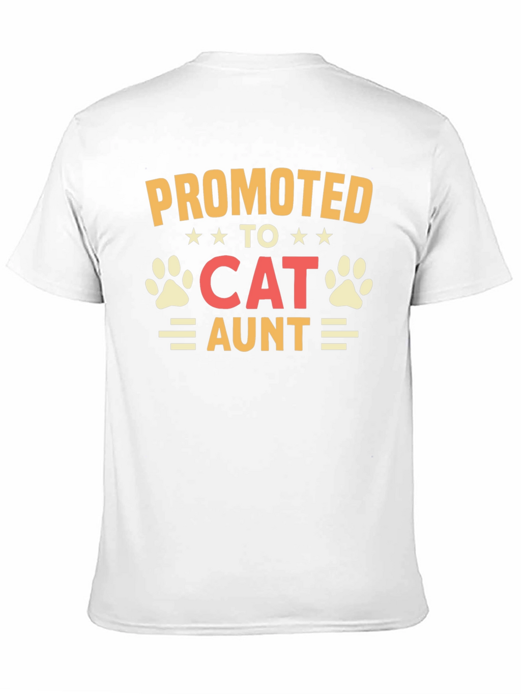 Promoted to Cat Aunt Graphic T-Shirt