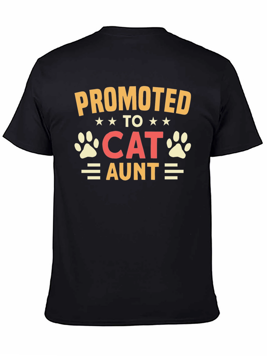 Promoted to Cat Aunt Graphic T-Shirt