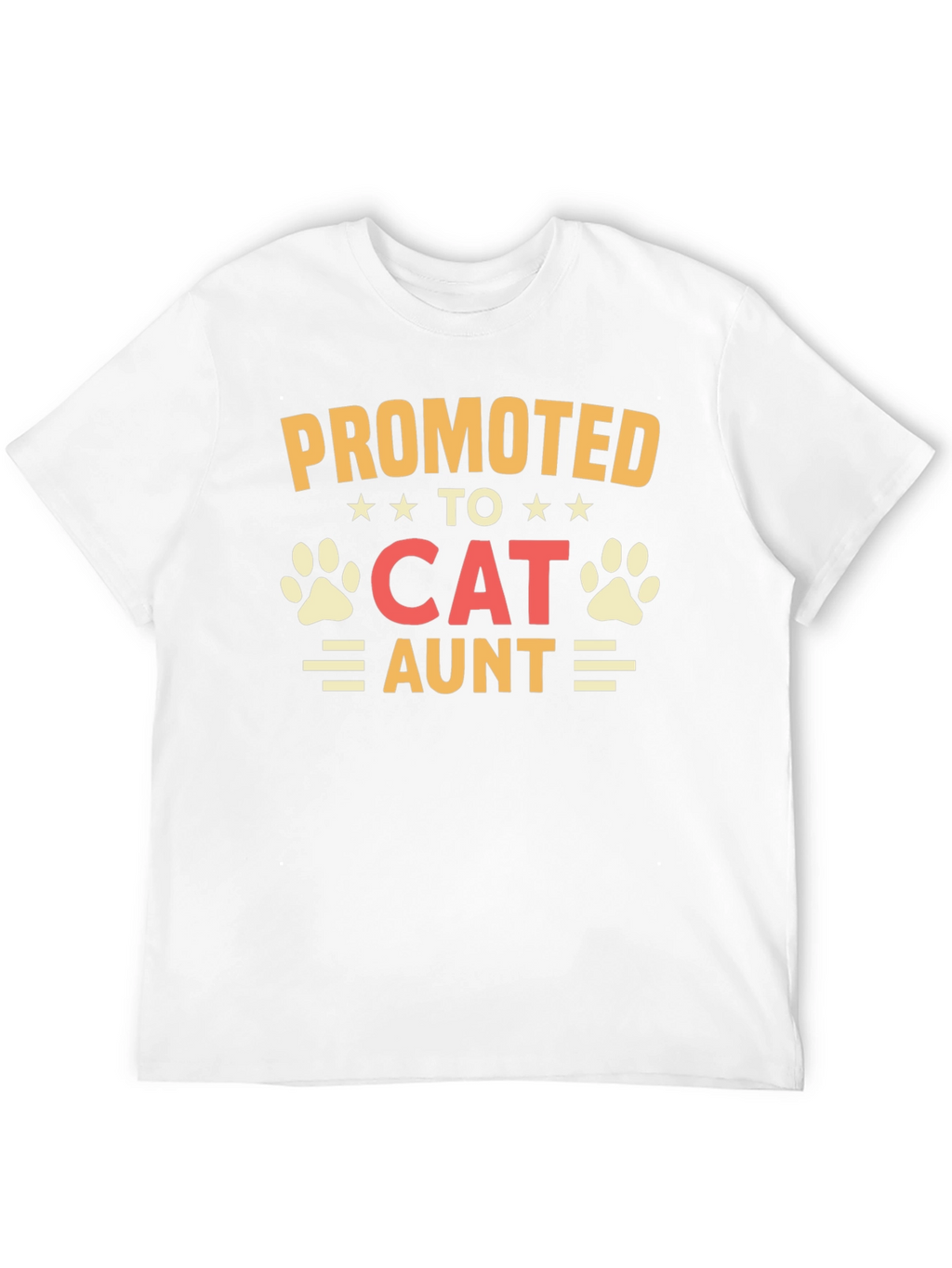 Promoted to Cat Aunt Graphic T-Shirt