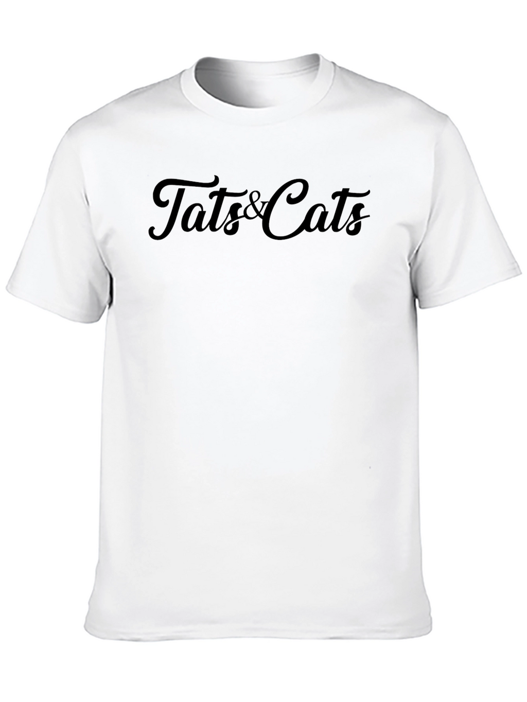 Tats & Cats Graphic Tee - Classic Black T-Shirt