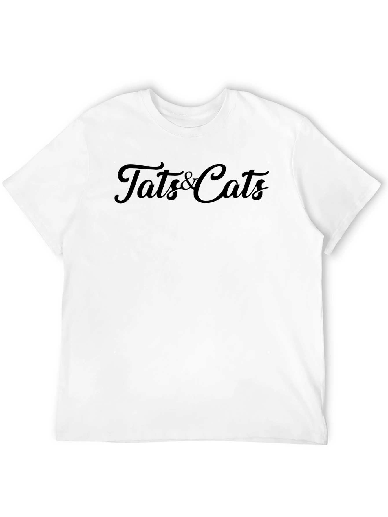 Tats & Cats Graphic Tee - Classic Black T-Shirt