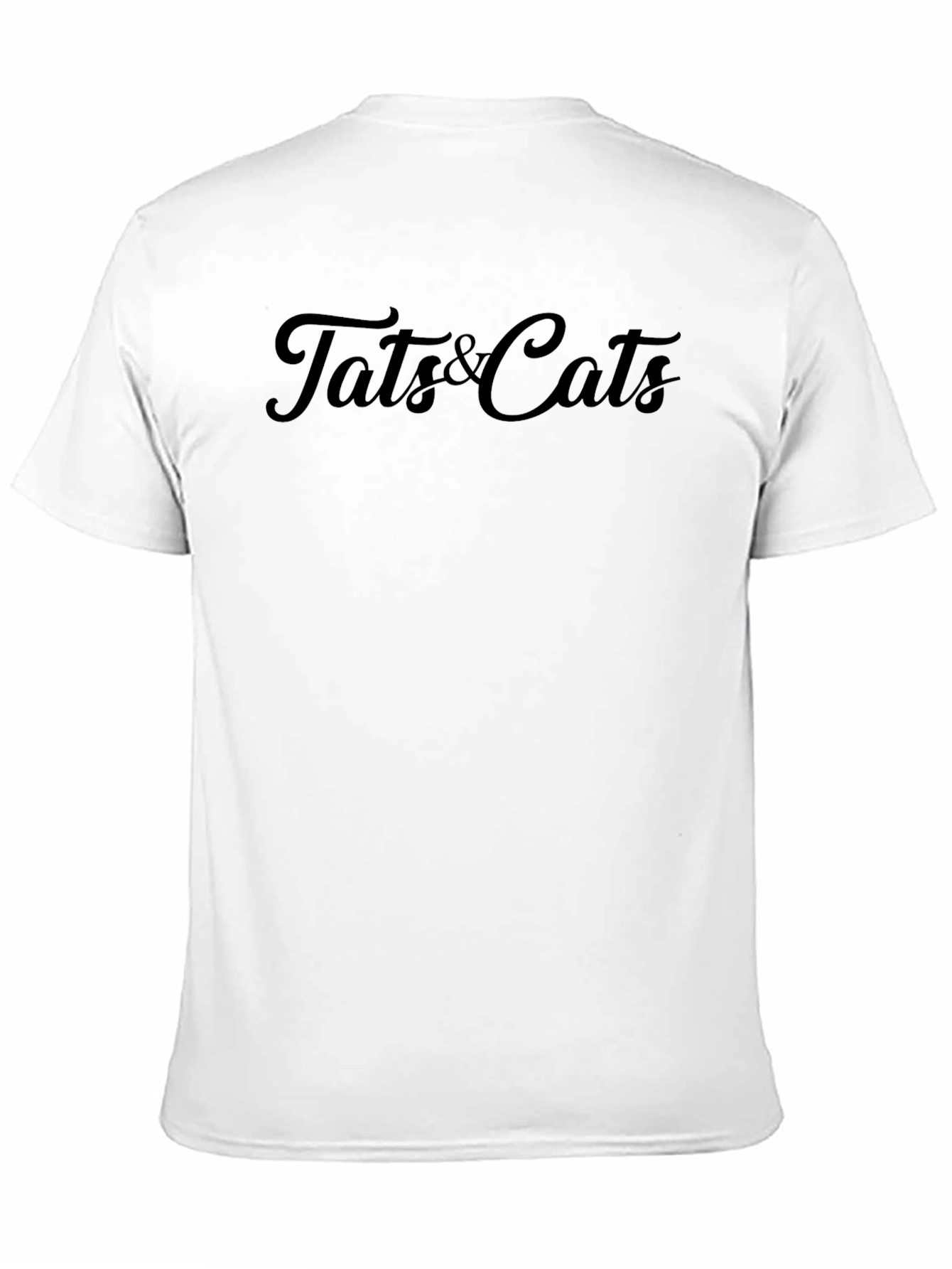 Tats & Cats Graphic Tee - Classic Black T-Shirt