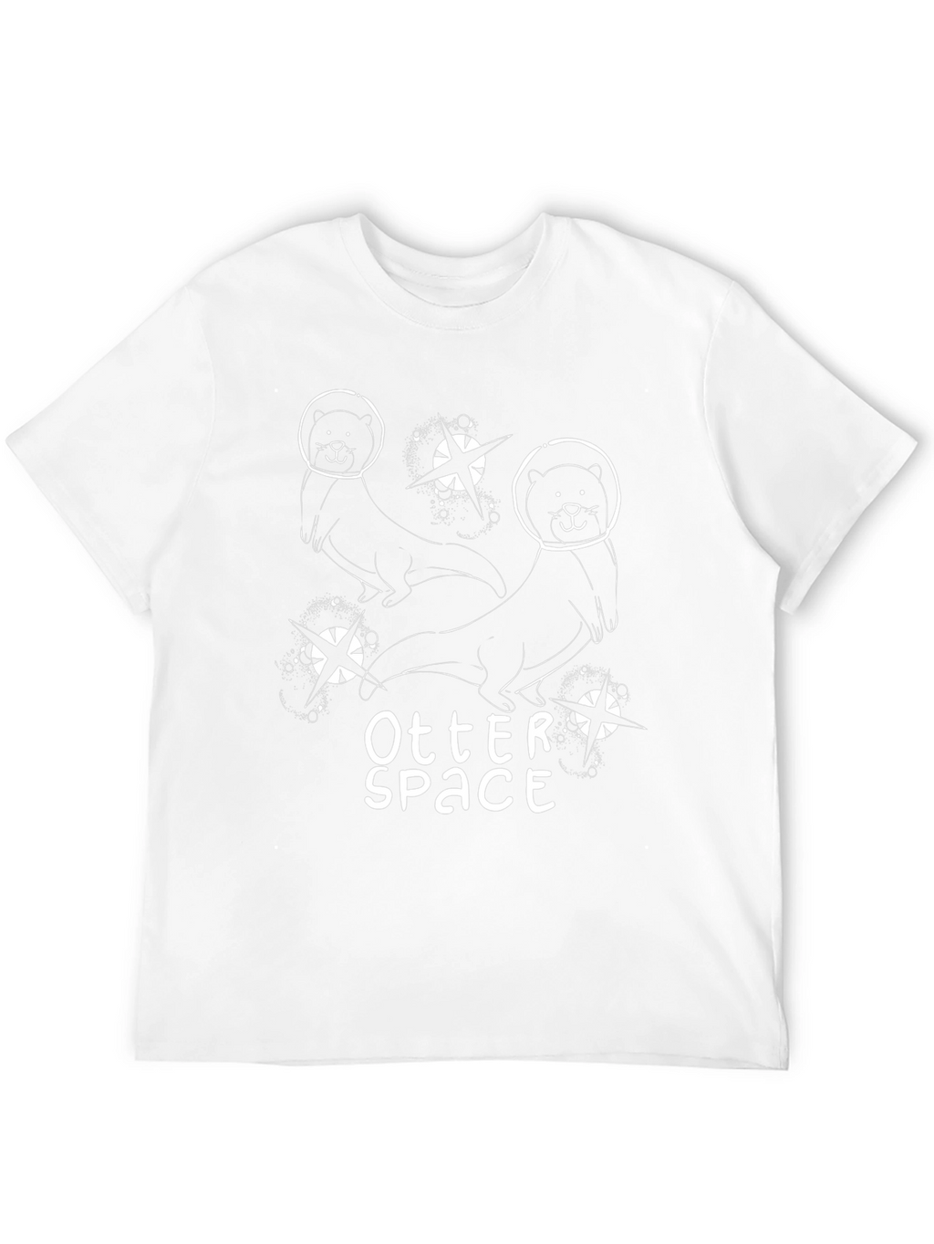 Otter Space Black Graphic T-Shirt