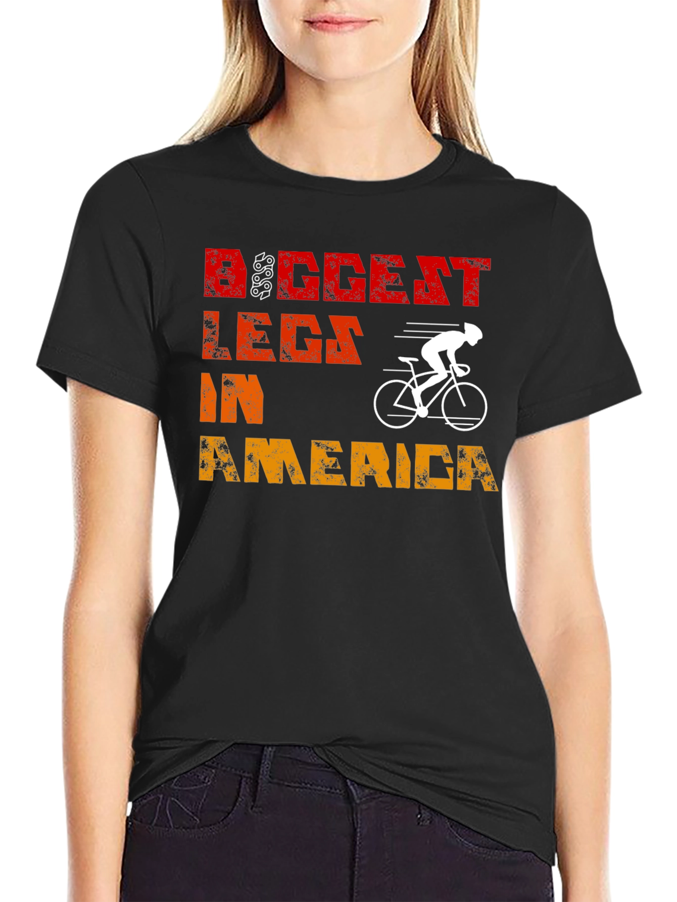 Biggest Legs in America Cycling T-Shirt