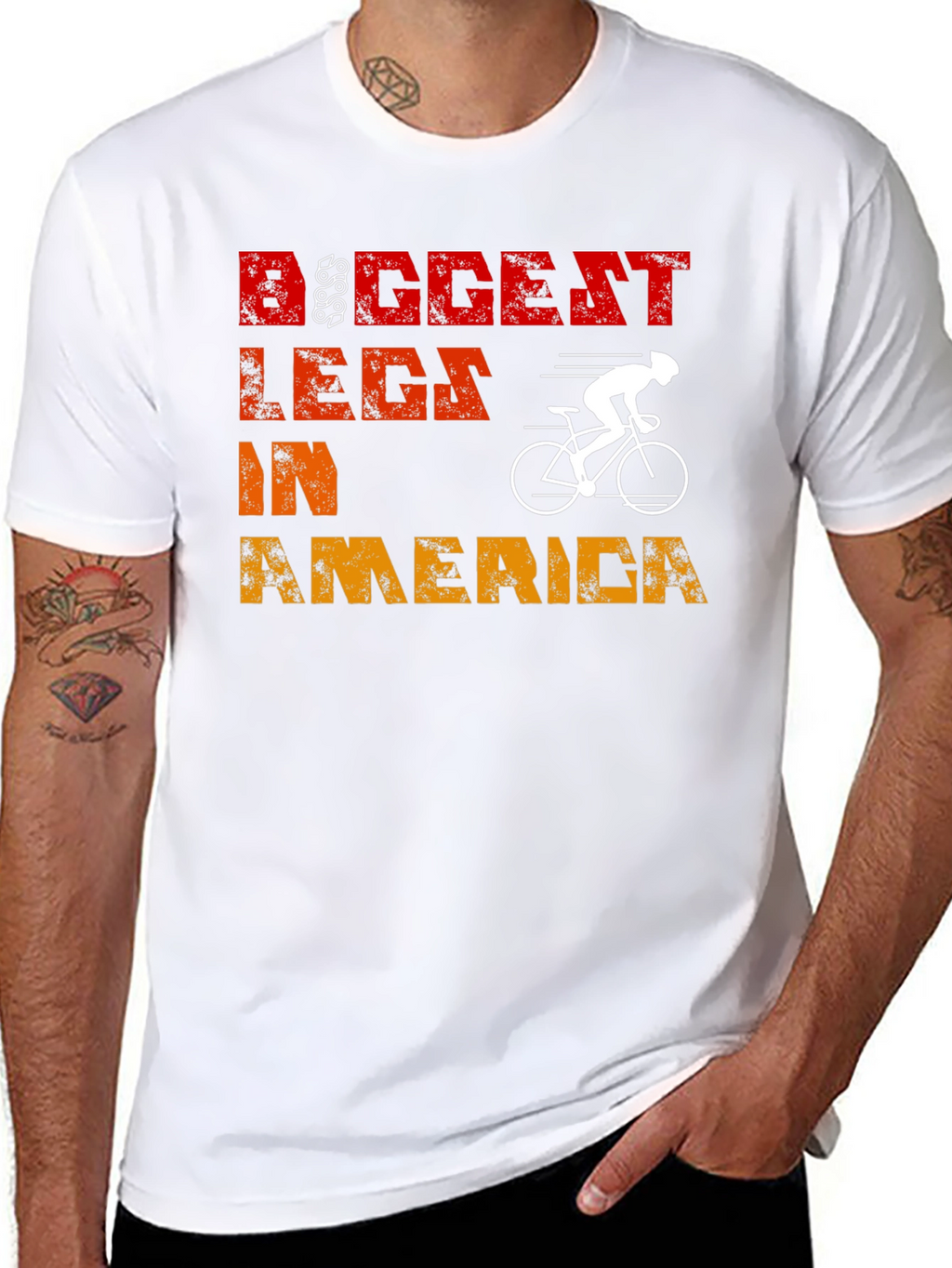 Biggest Legs in America Cycling T-Shirt