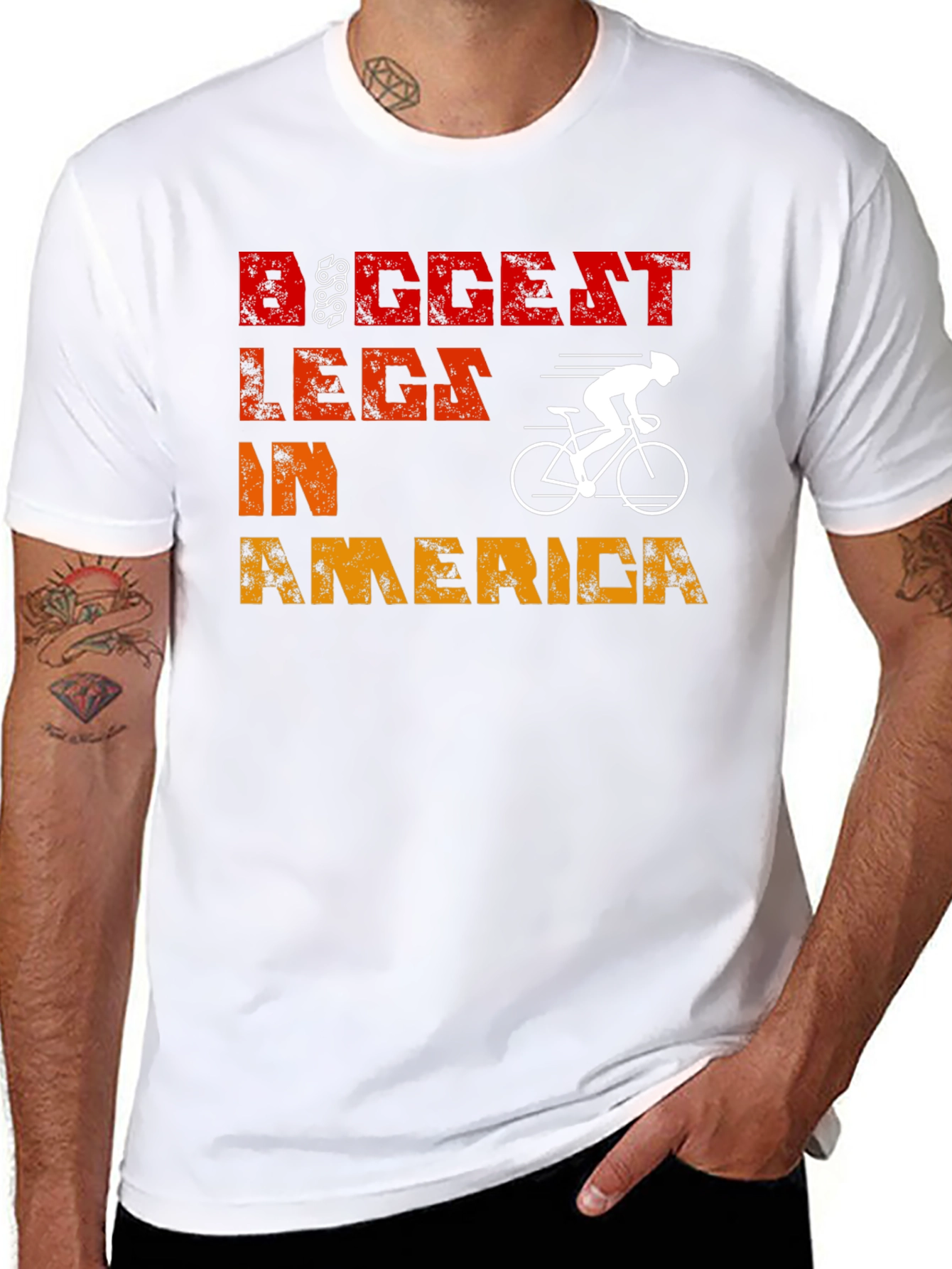 Biggest Legs in America Cycling T-Shirt