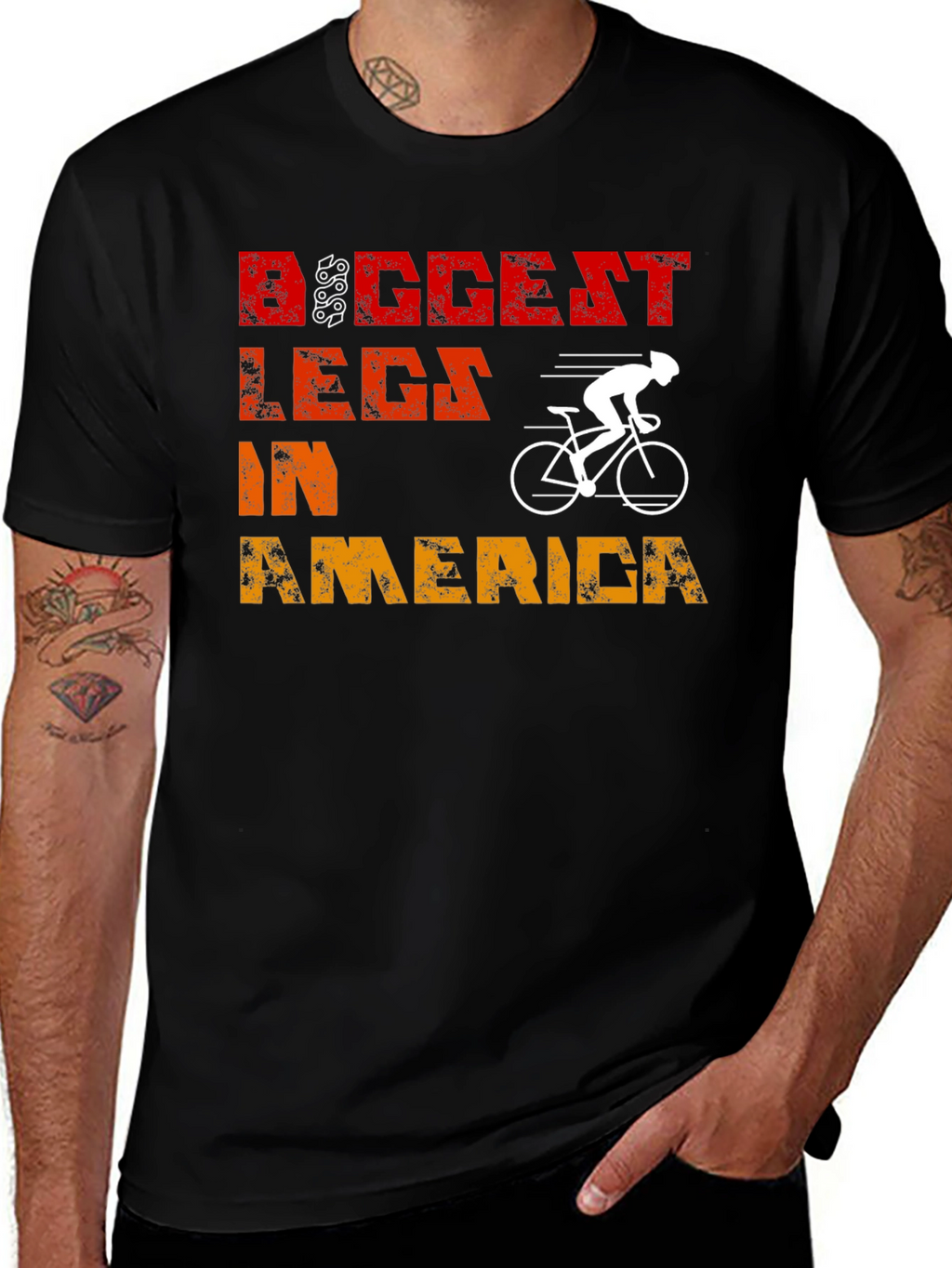 Biggest Legs in America Cycling T-Shirt