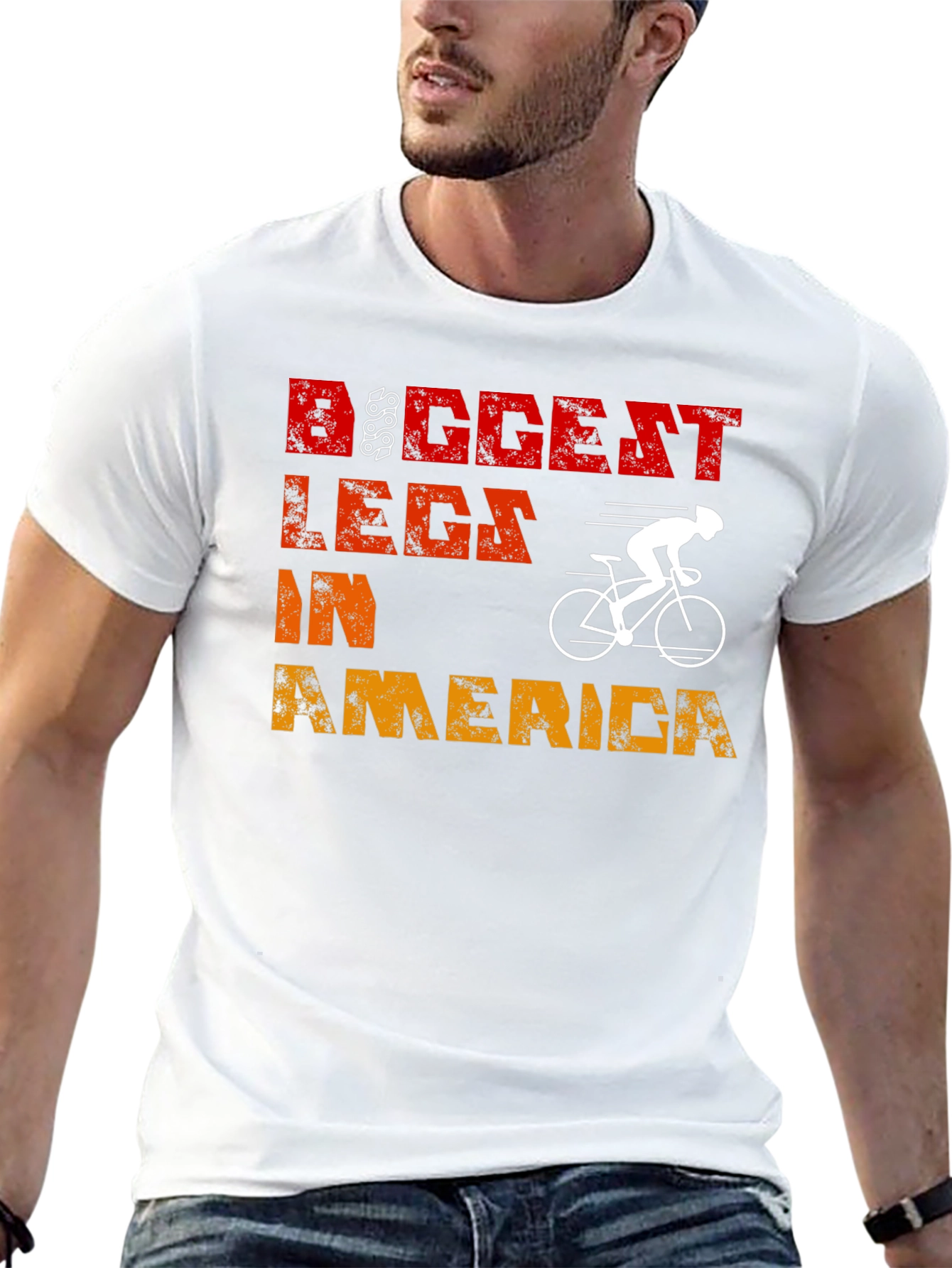 Biggest Legs in America Cycling T-Shirt