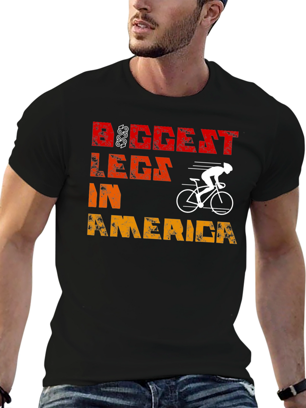 Biggest Legs in America Cycling T-Shirt