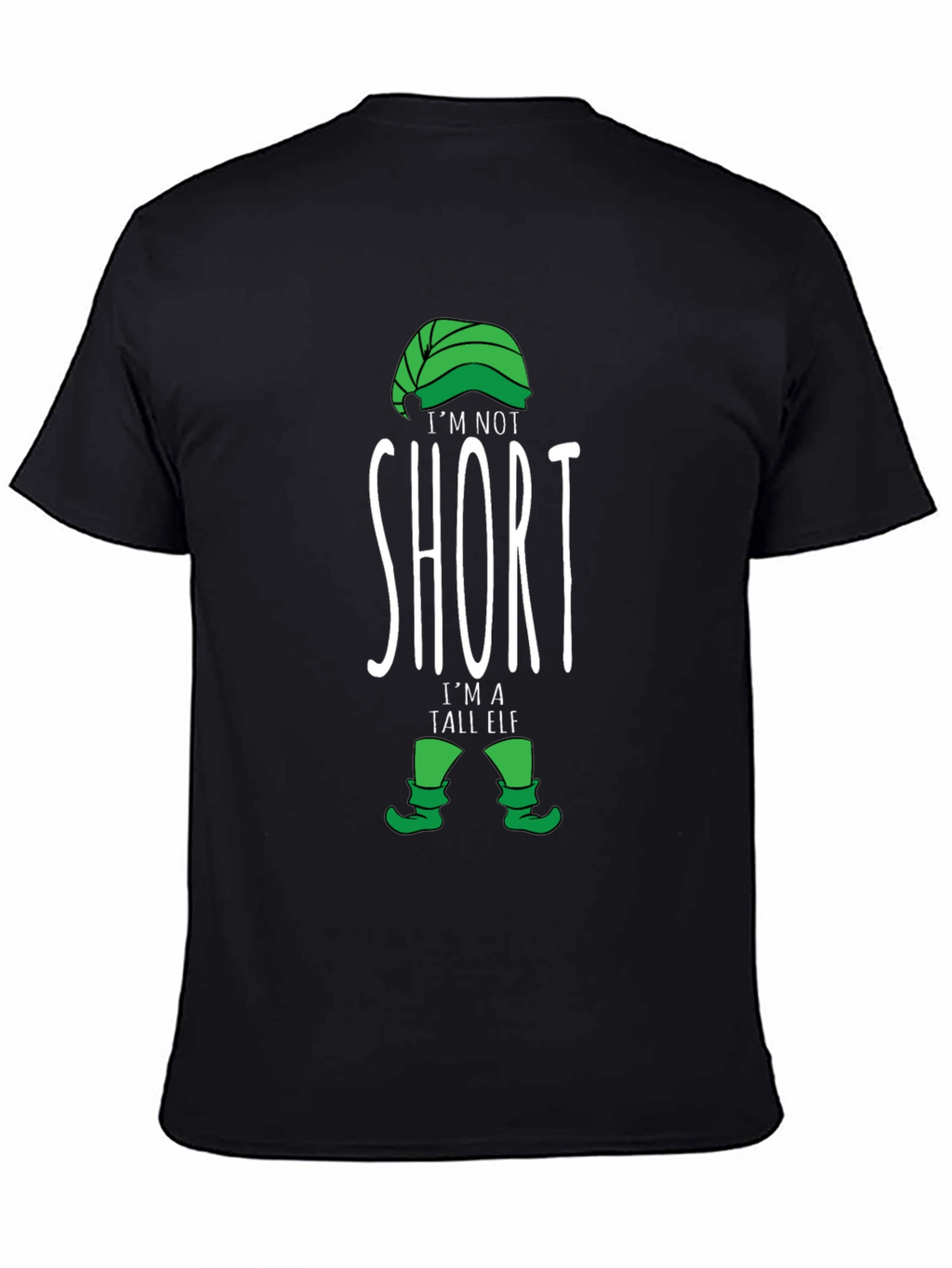 Funny Tall Elf T-Shirt - Holiday Novelty Tee