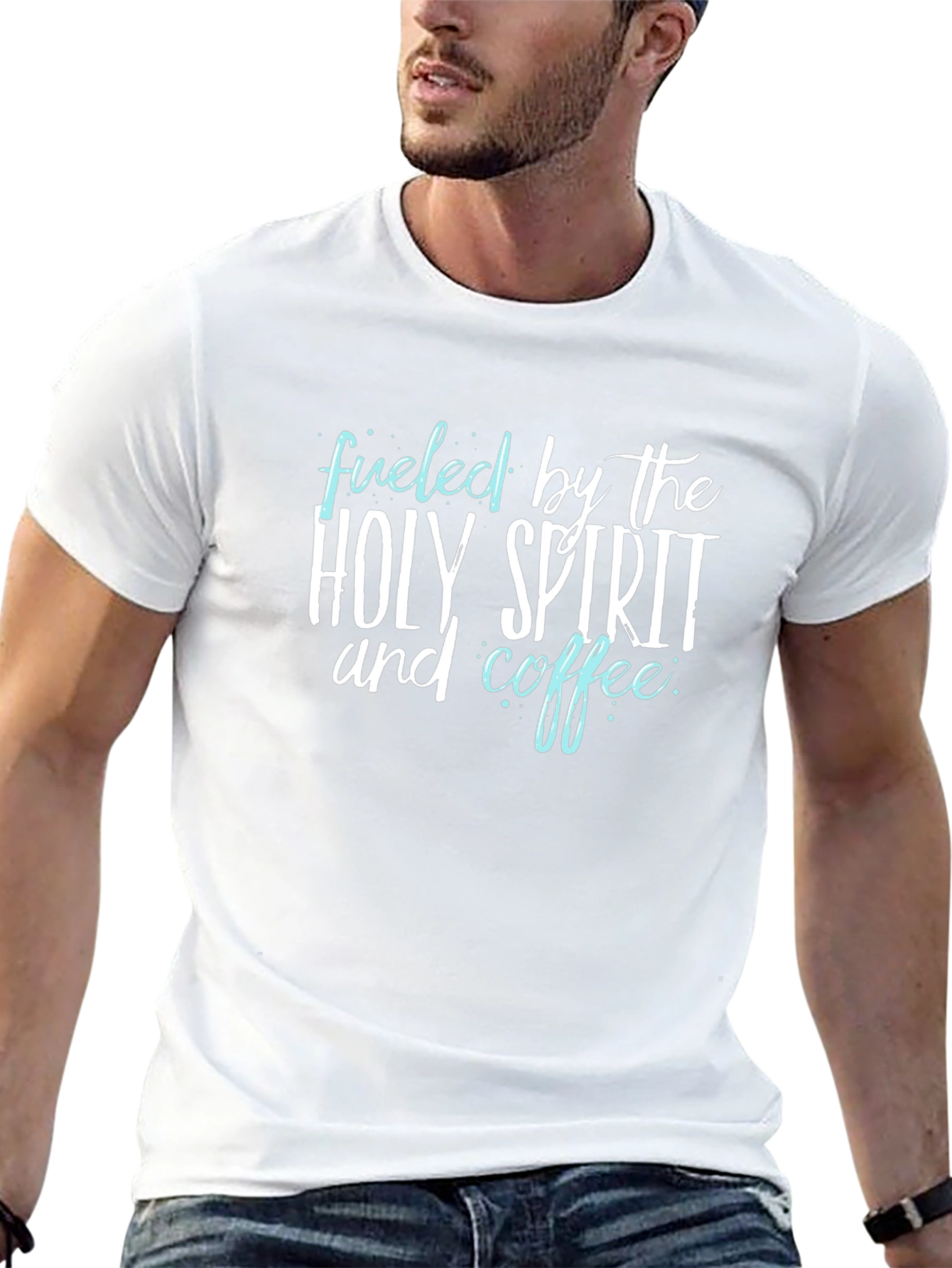 Fueled by Holy Spirit & Coffee Graphic Tee