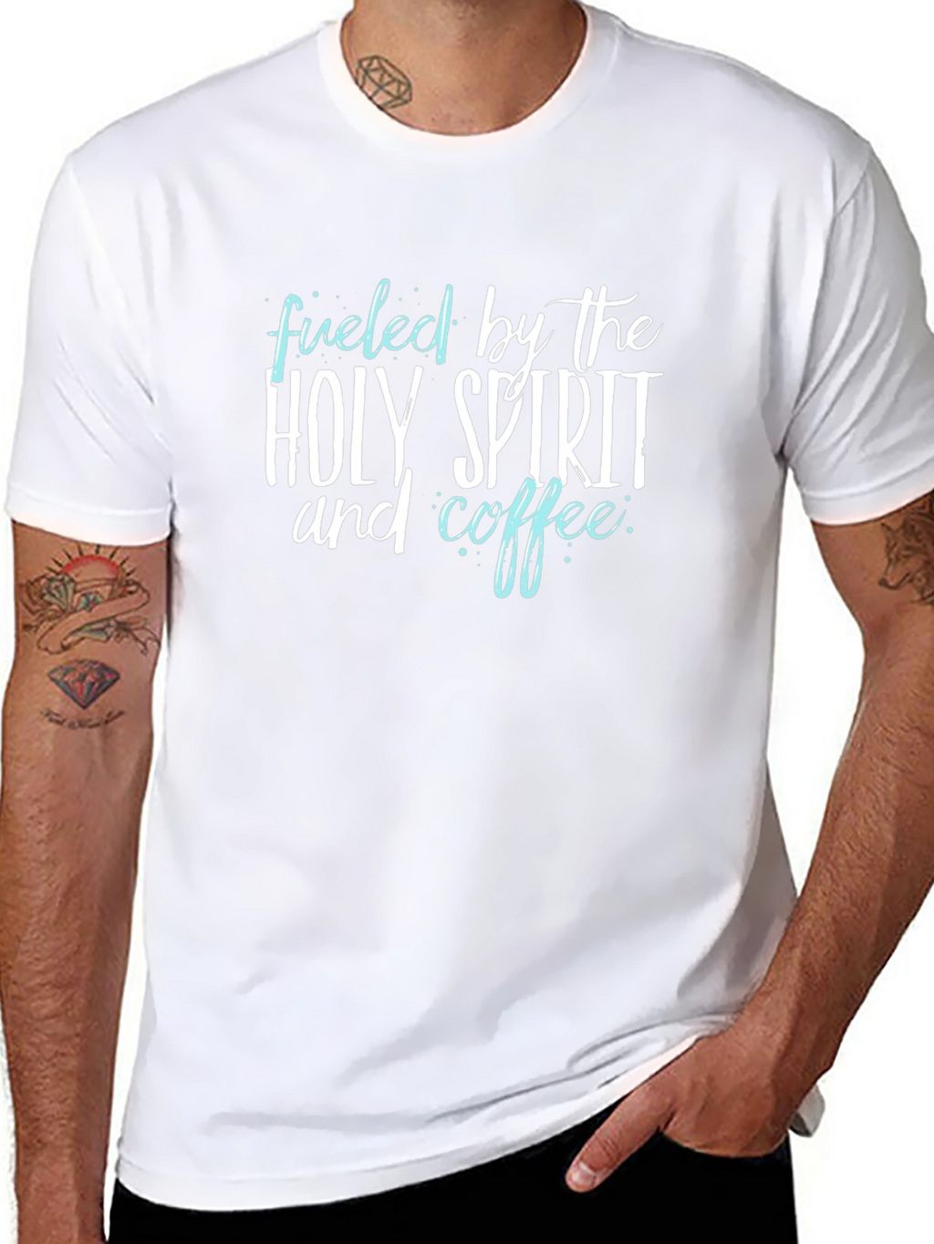 Fueled by Holy Spirit & Coffee Graphic Tee