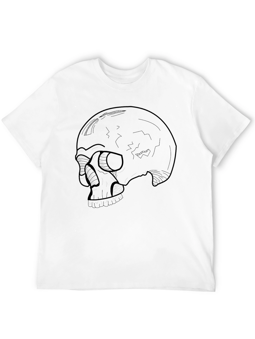 Skull Graphic Tee - Mens Black T-Shirt