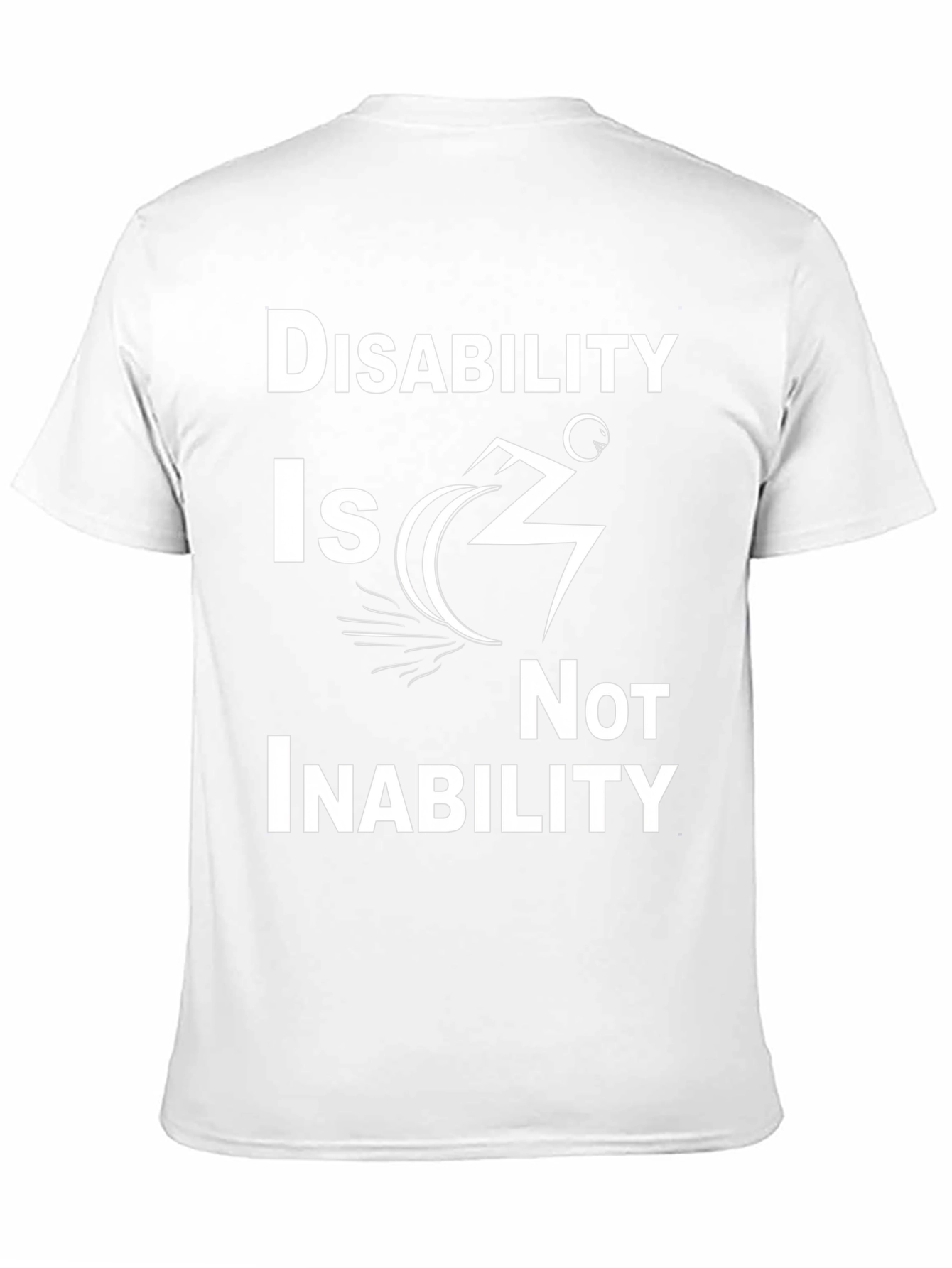 Disability Is Not Inability Black T-Shirt