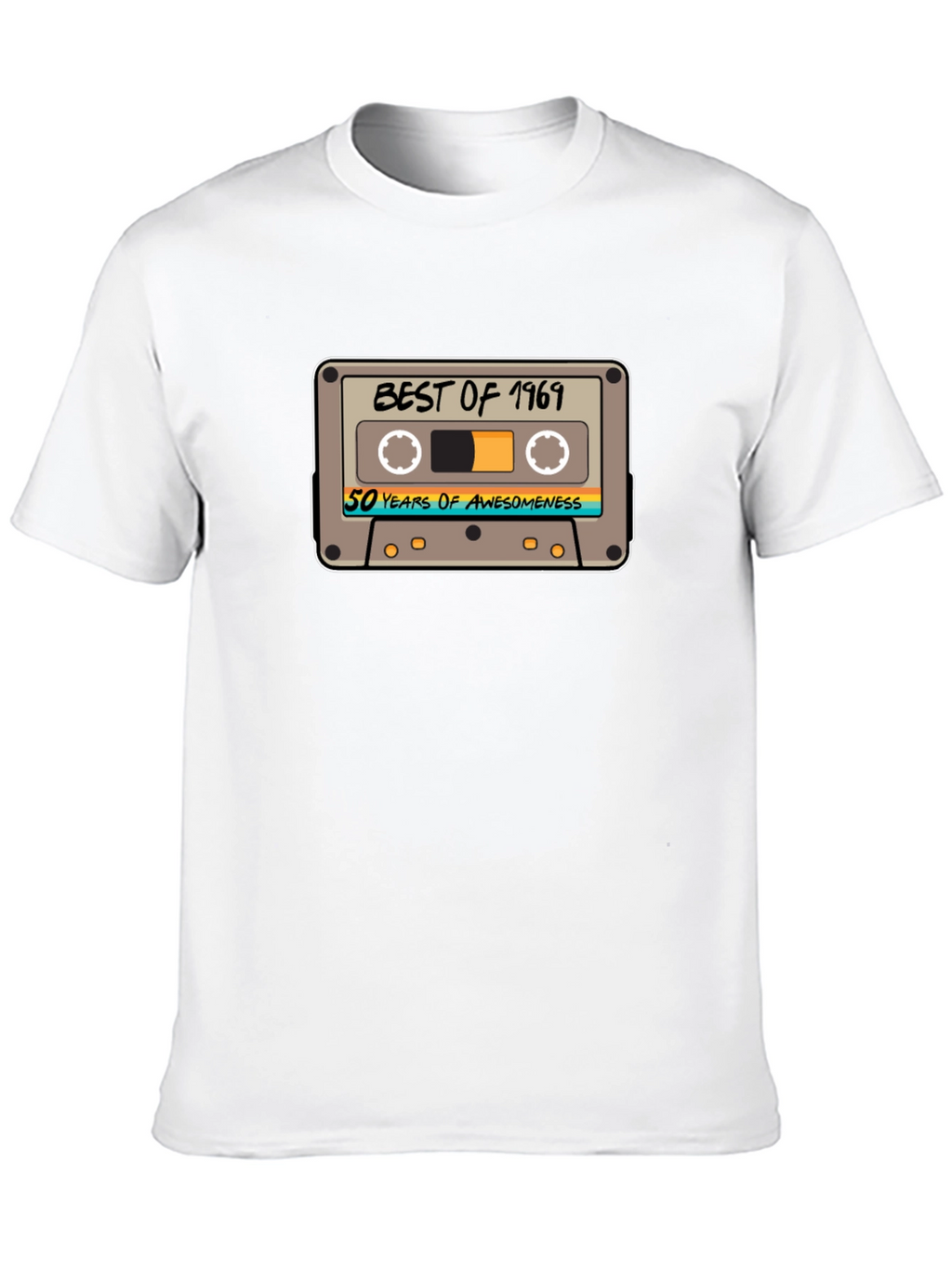 Best of 1969 50 Years Awesome Cassette Tape T-Shirt