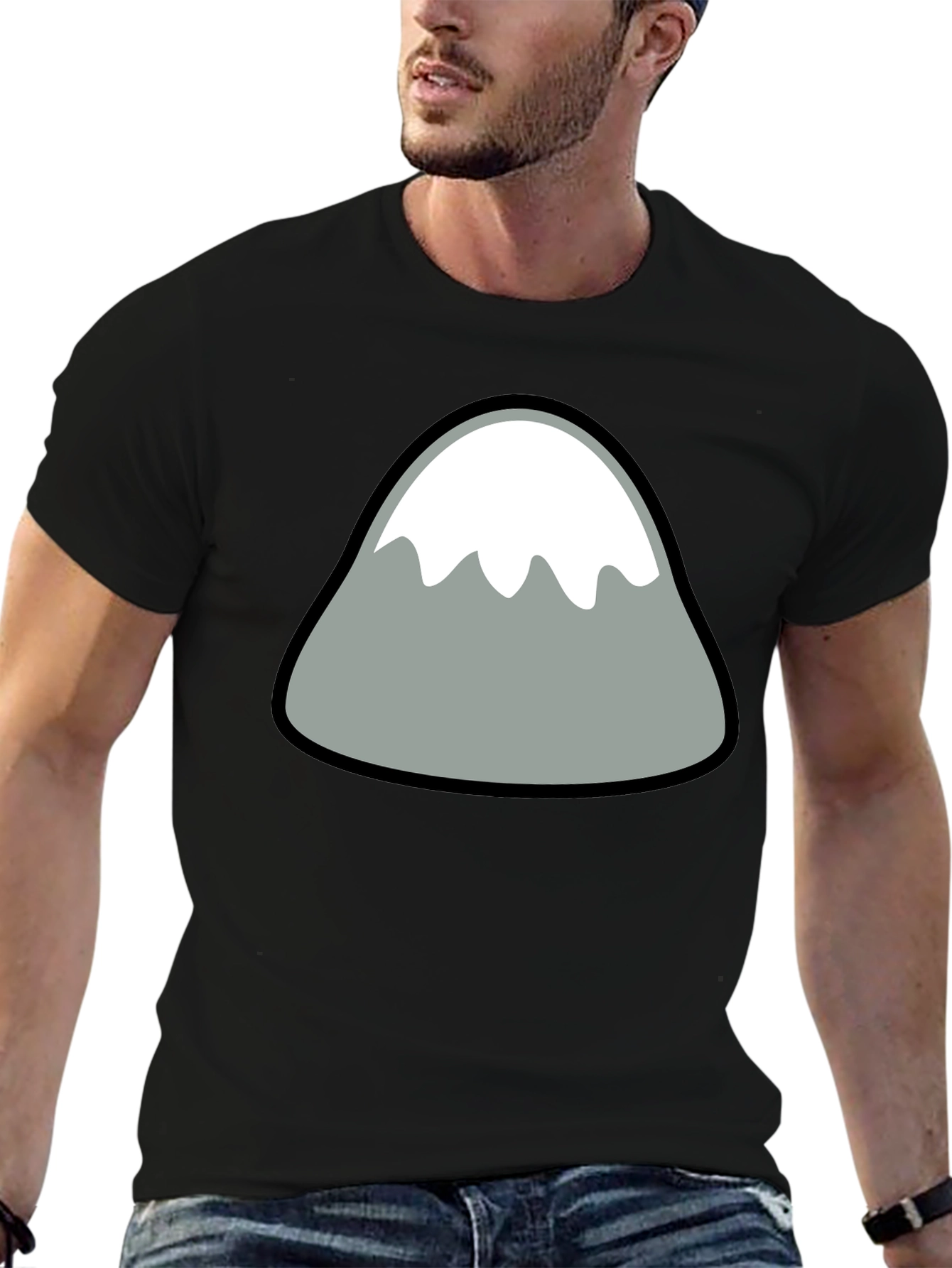 Mountain Graphic Black Tee