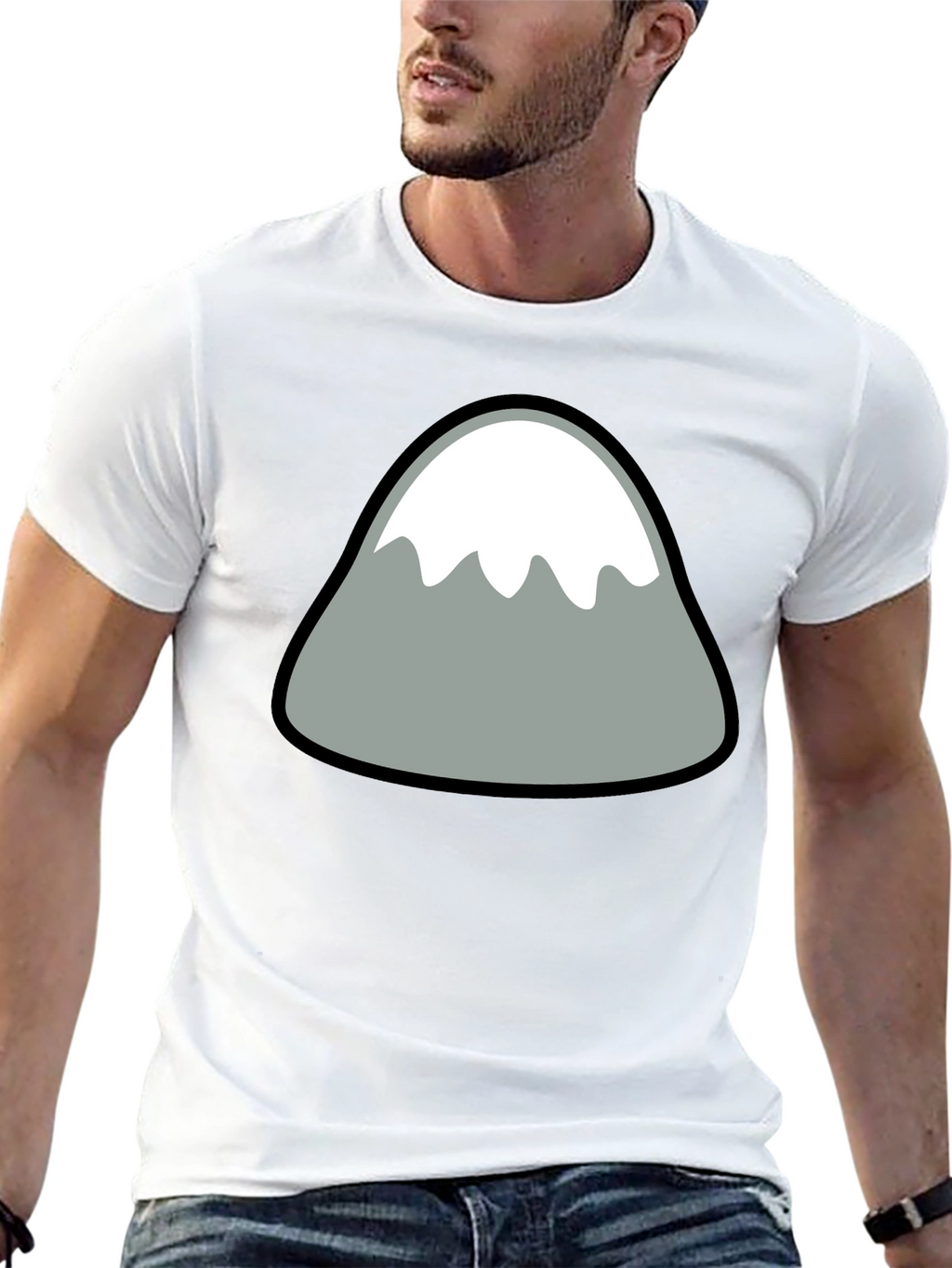 Mountain Graphic Black Tee