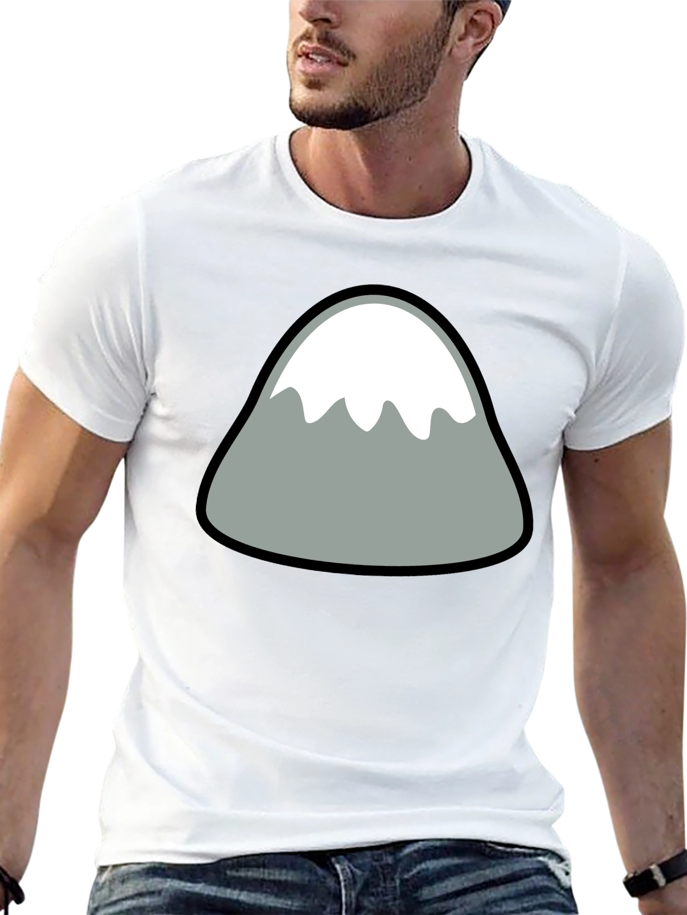 Mountain Graphic Black Tee