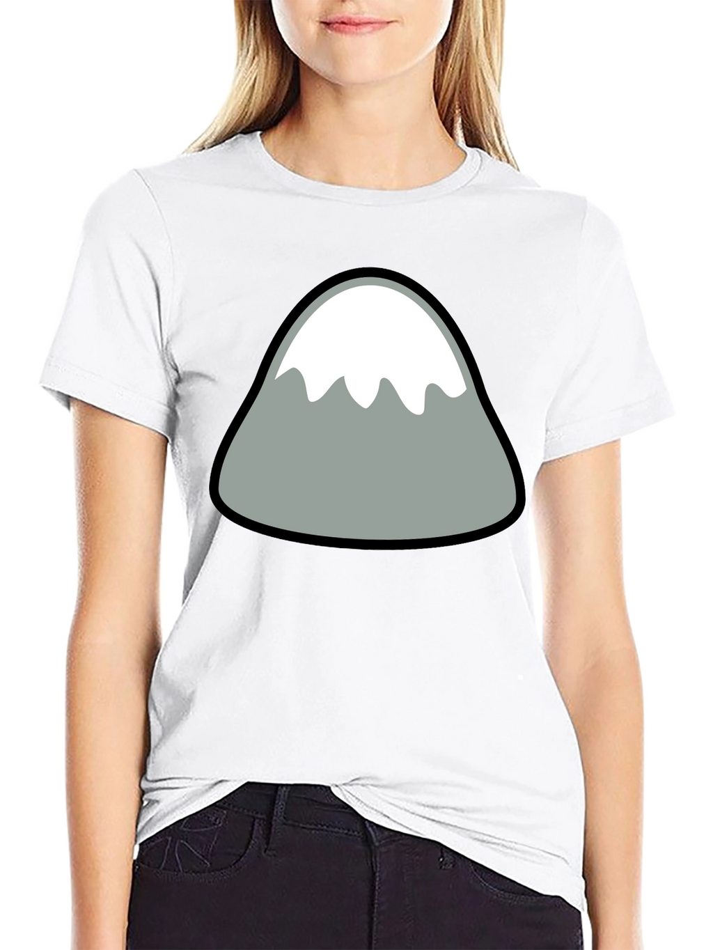 Mountain Graphic Black Tee