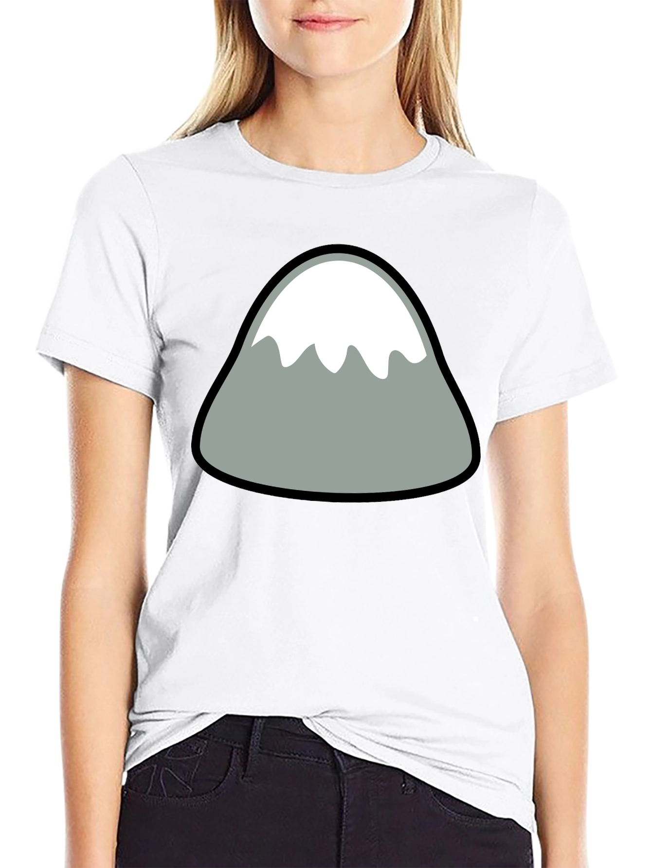 Mountain Graphic Black Tee