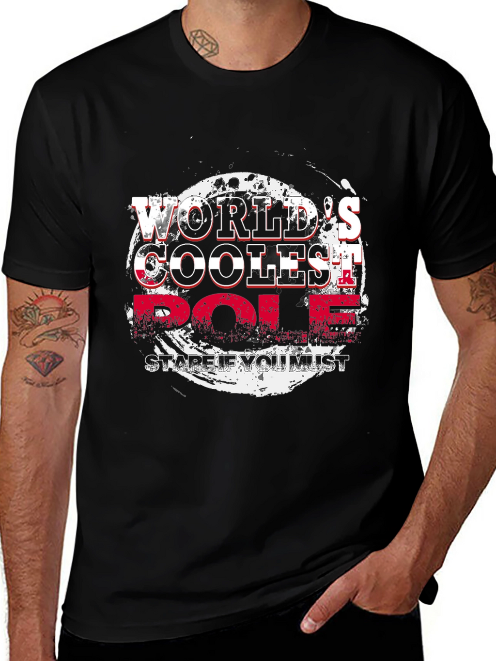 Worlds Coolest Pole Stare If You Must T-Shirt