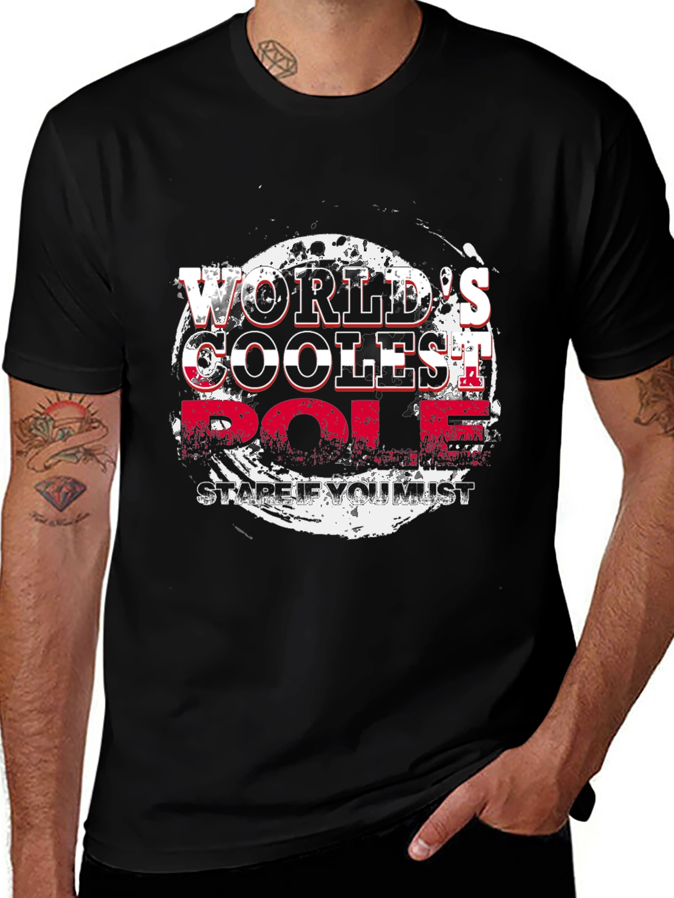 Worlds Coolest Pole Stare If You Must T-Shirt