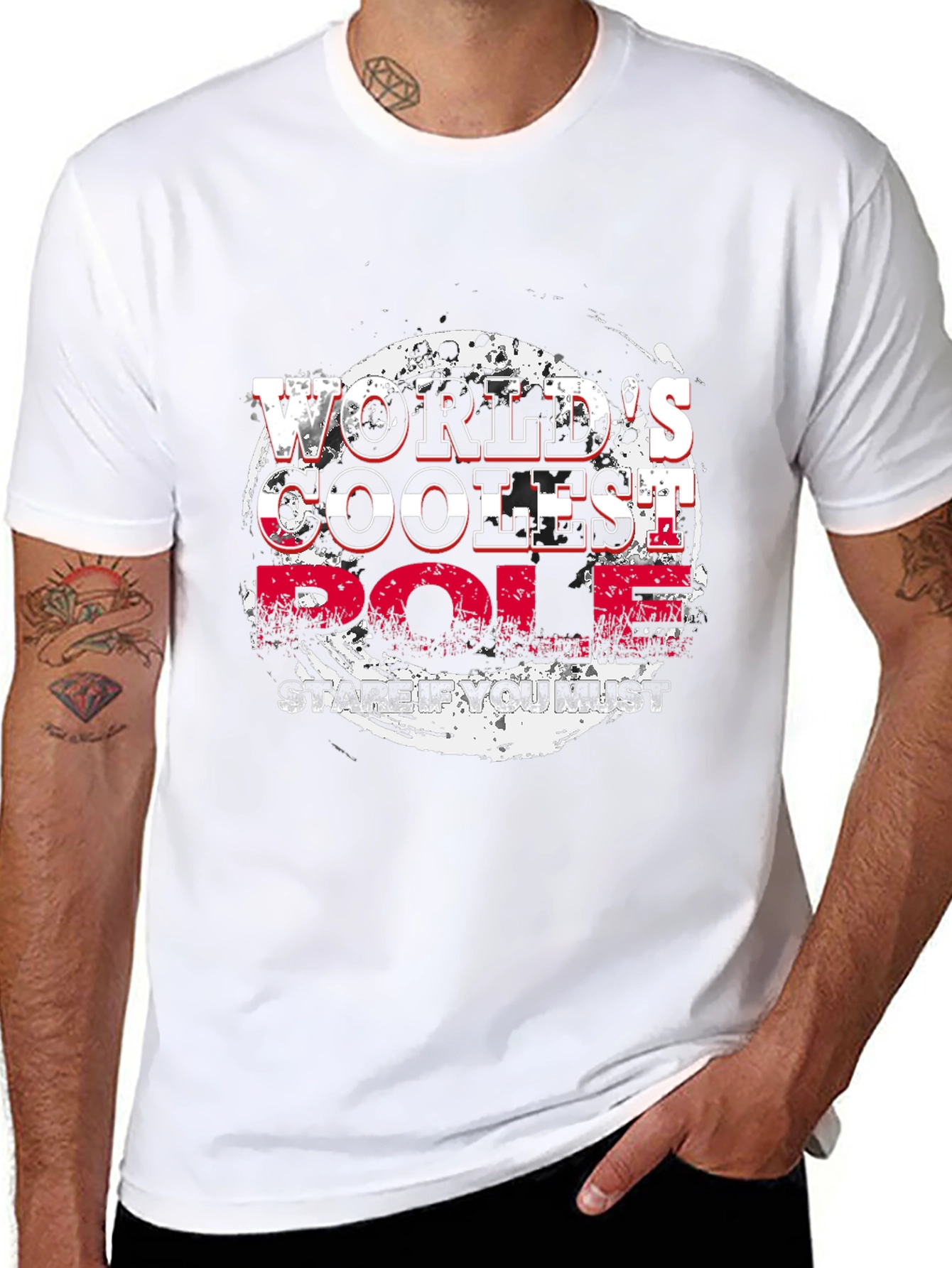 Worlds Coolest Pole Stare If You Must T-Shirt