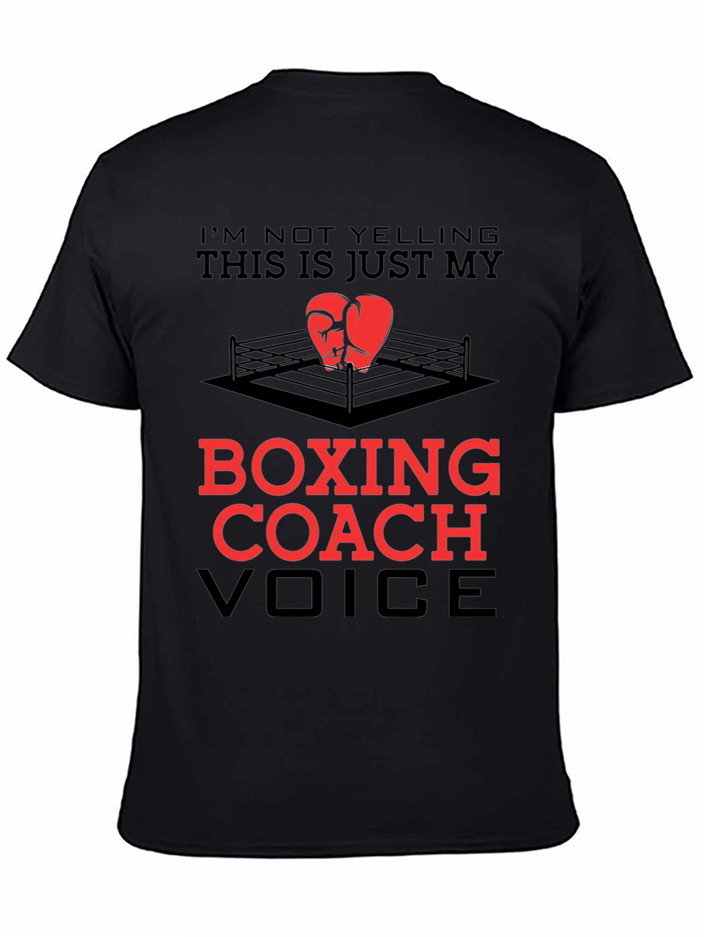 Boxing Coach T-Shirt - Funny Voice Tee