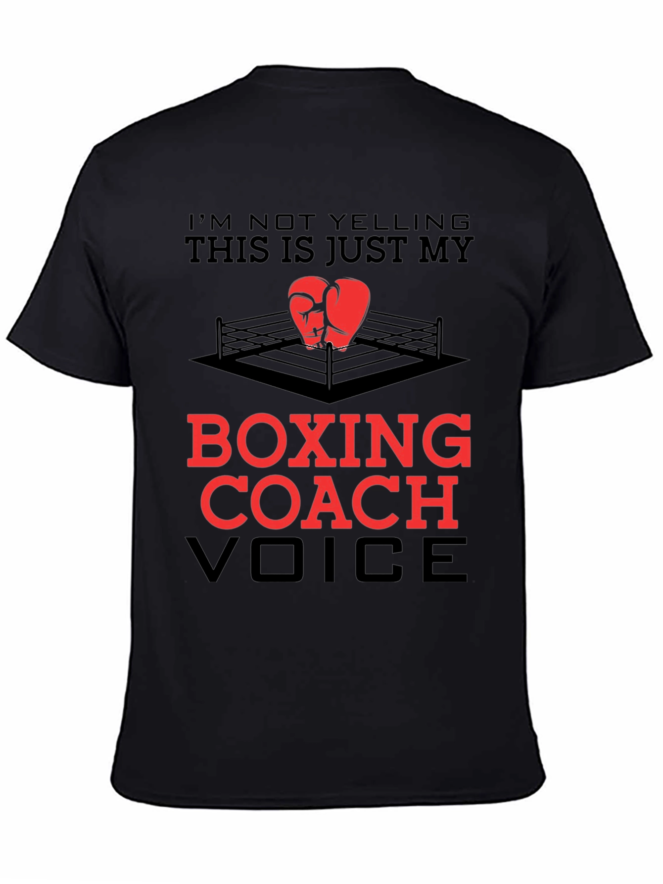 Boxing Coach T-Shirt - Funny Voice Tee