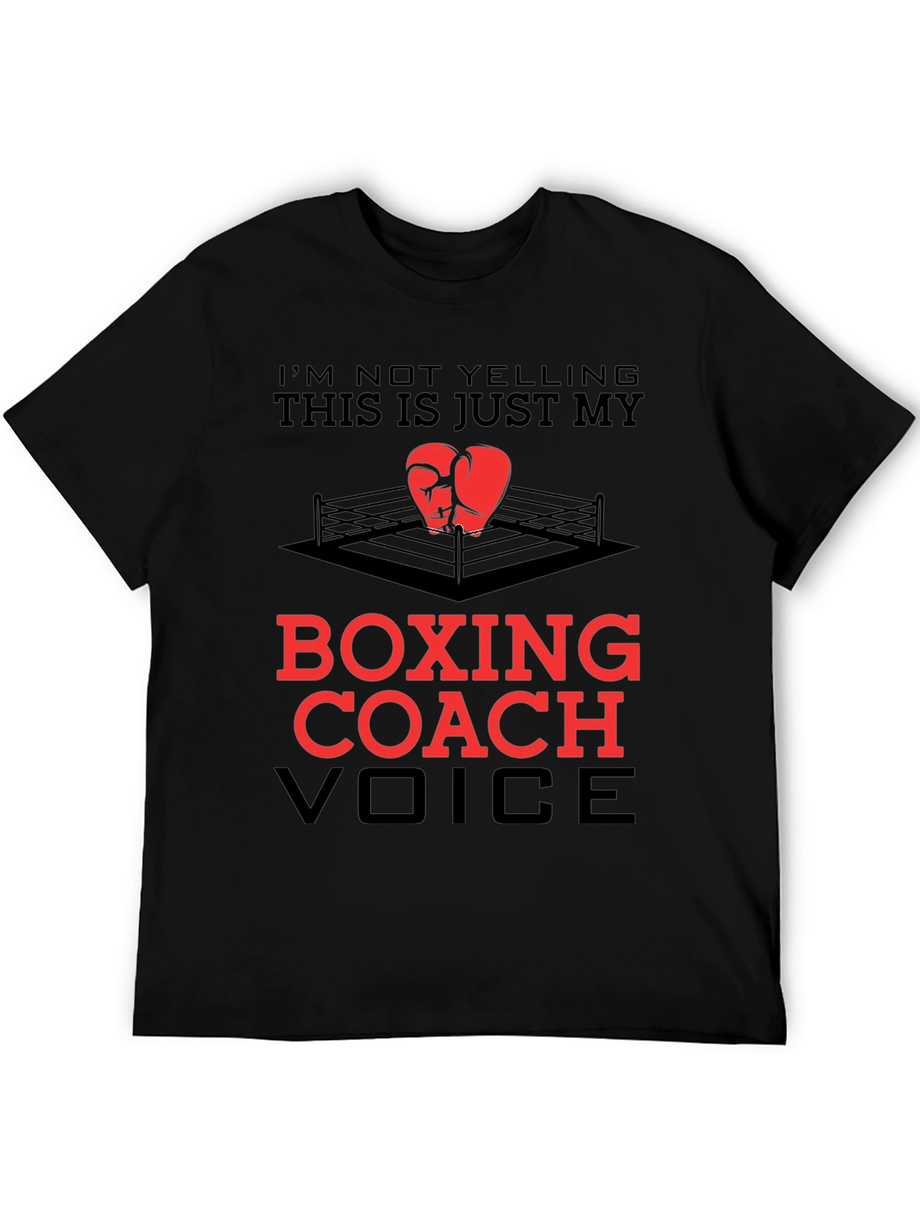Boxing Coach T-Shirt - Funny Voice Tee