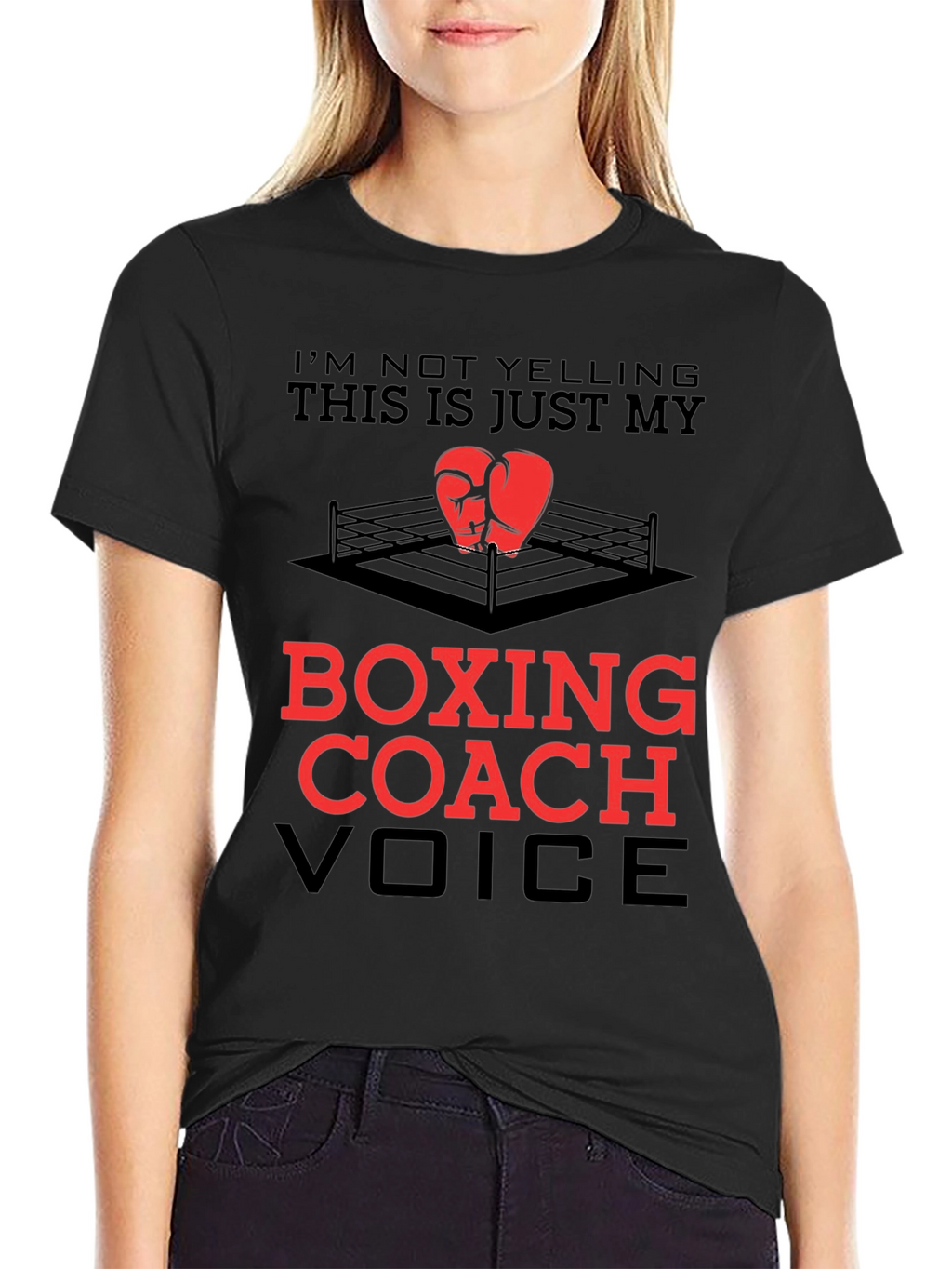 Boxing Coach T-Shirt - Funny Voice Tee