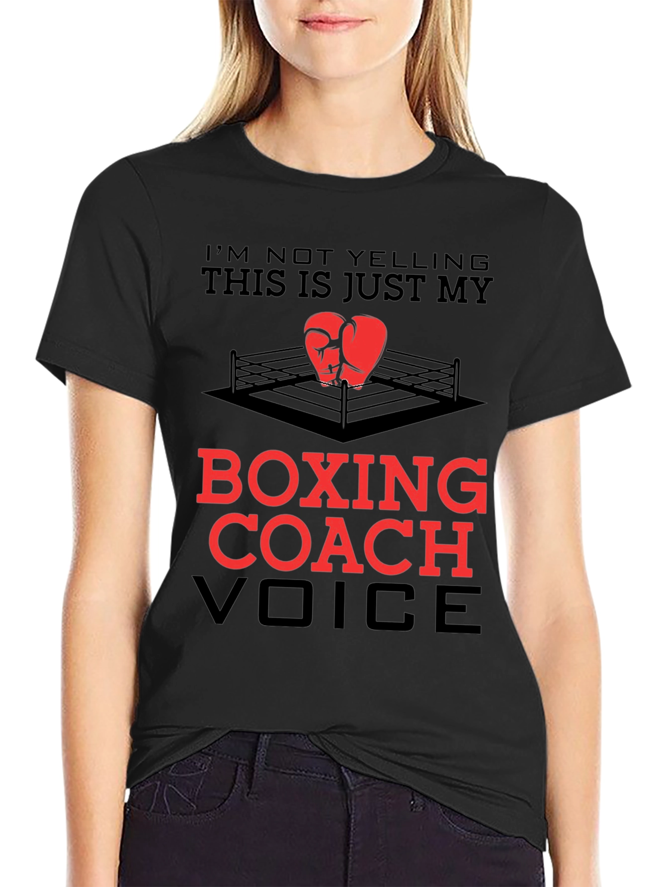 Boxing Coach T-Shirt - Funny Voice Tee