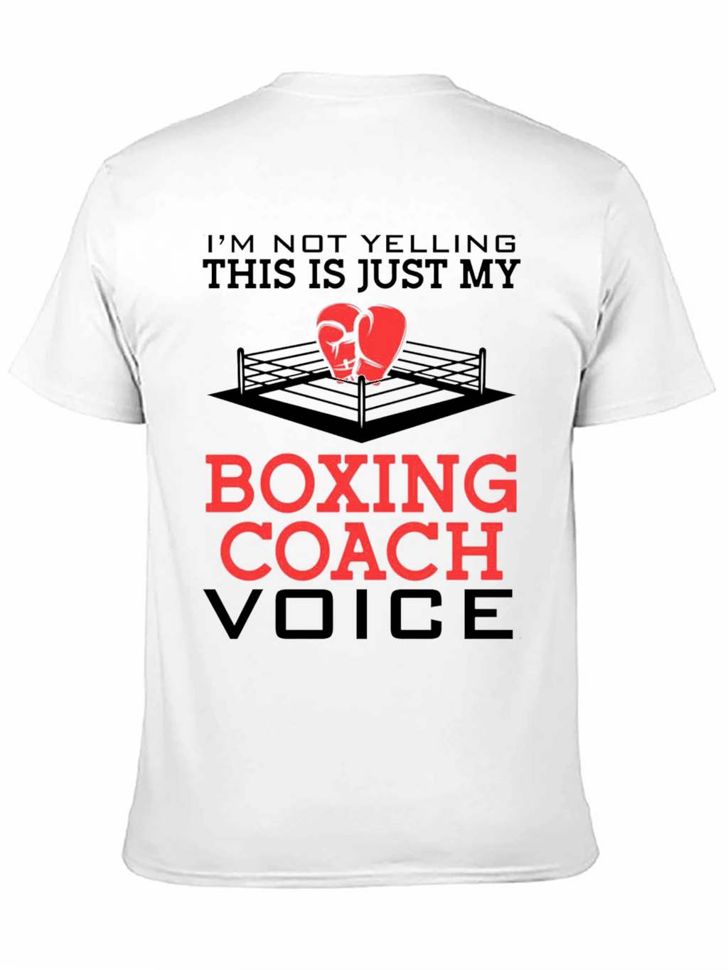 Boxing Coach T-Shirt - Funny Voice Tee
