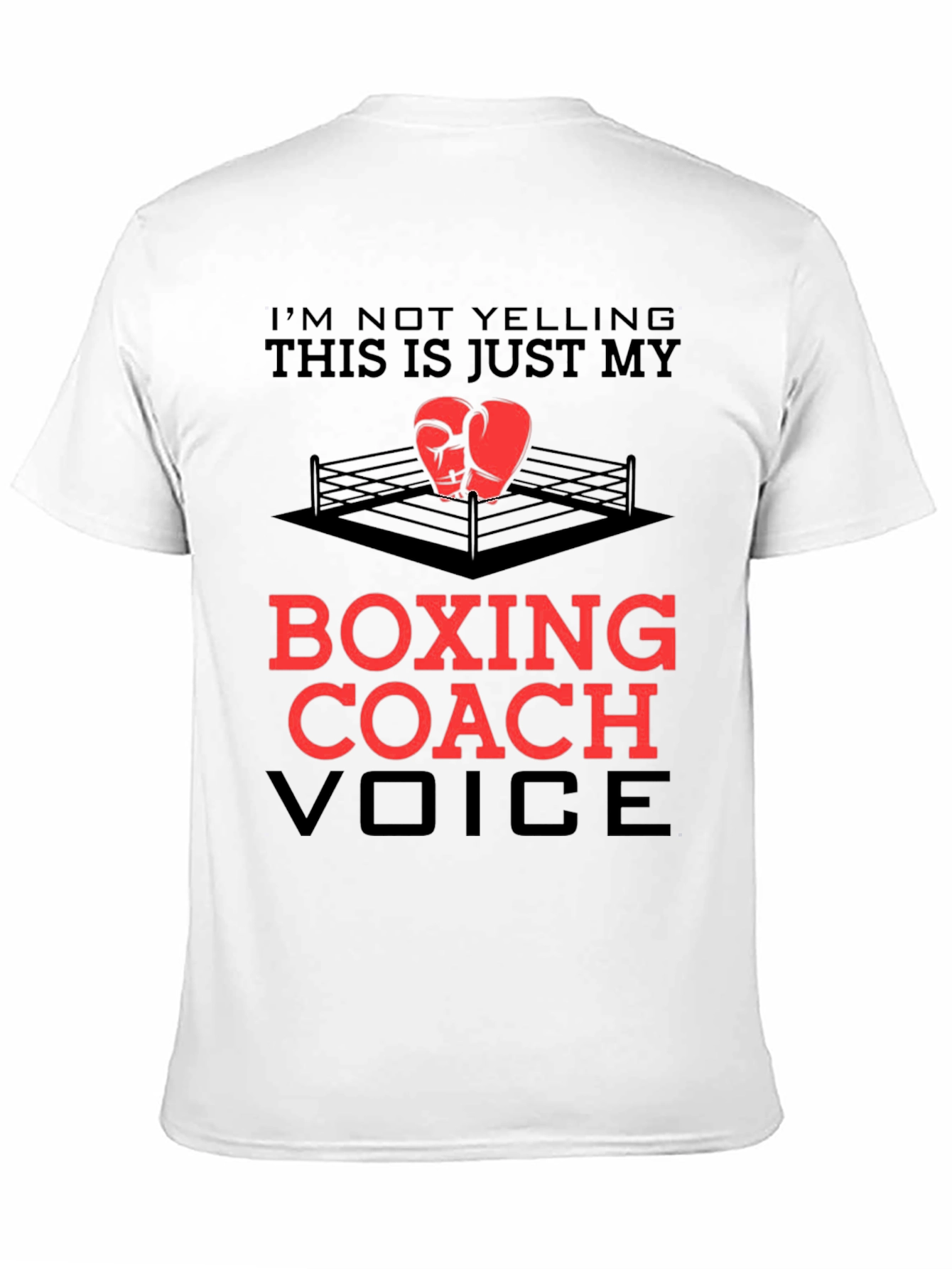 Boxing Coach T-Shirt - Funny Voice Tee