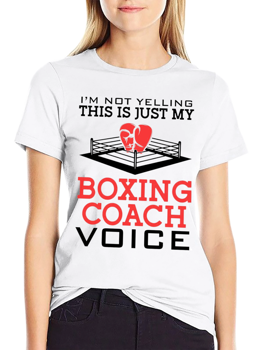 Boxing Coach T-Shirt - Funny Voice Tee