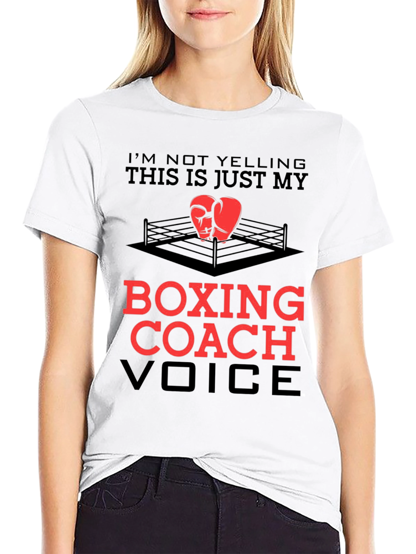 Boxing Coach T-Shirt - Funny Voice Tee