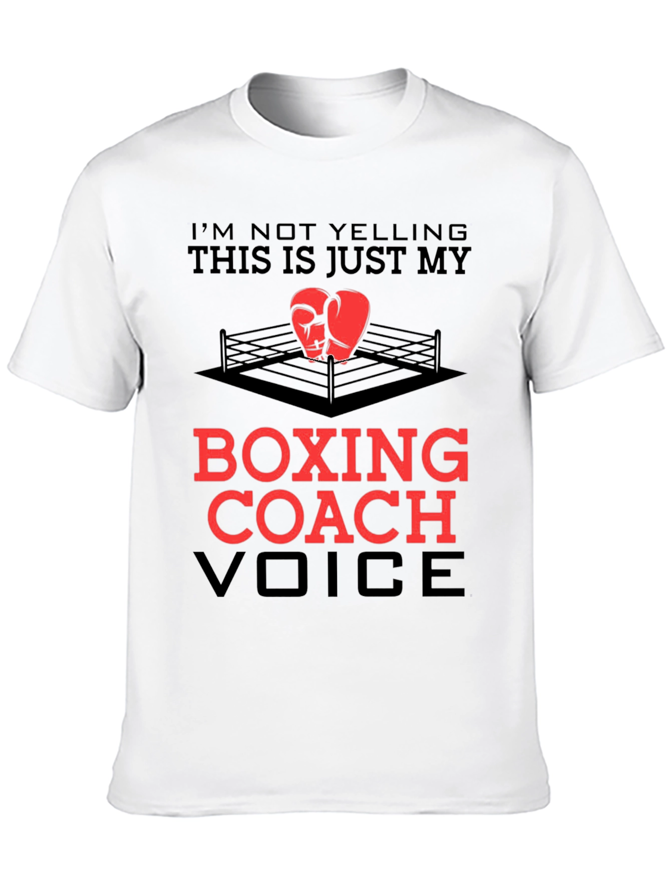 Boxing Coach T-Shirt - Funny Voice Tee
