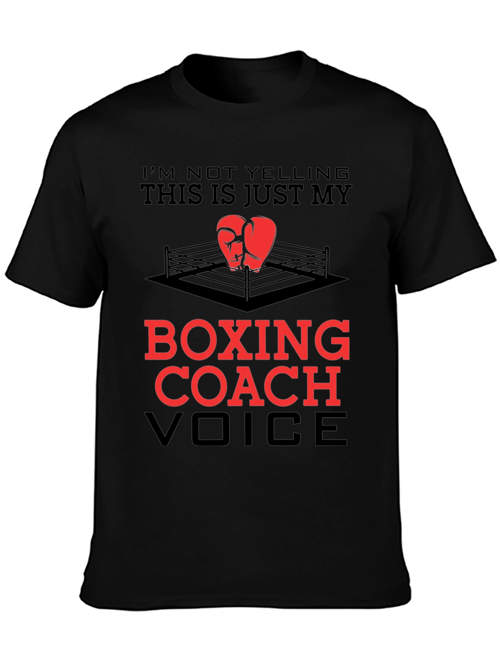 Boxing Coach T-Shirt - Funny Voice Tee