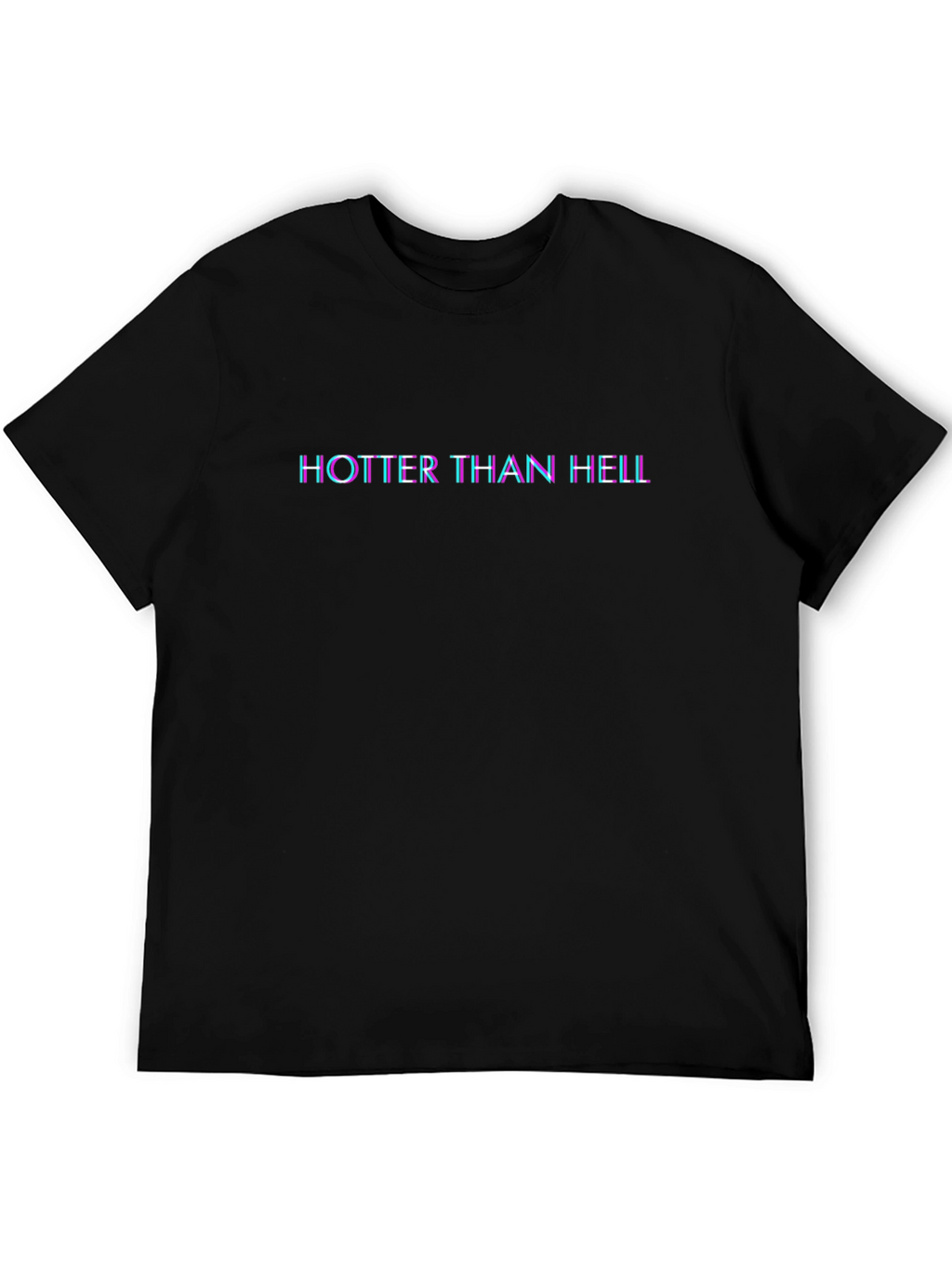 Hotter Than Hell Graphic Black T-Shirt