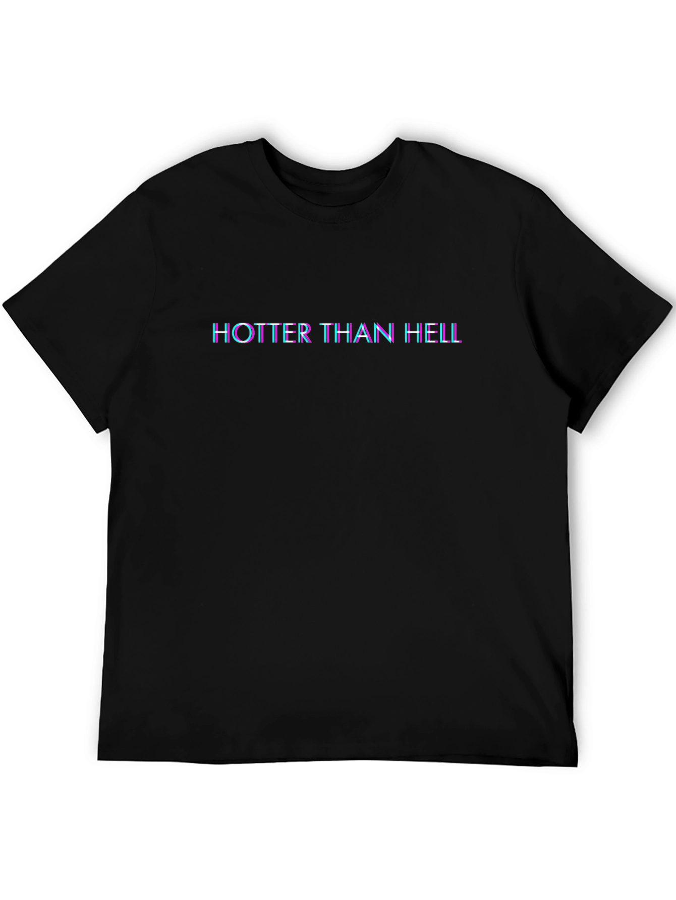 Hotter Than Hell Graphic Black T-Shirt