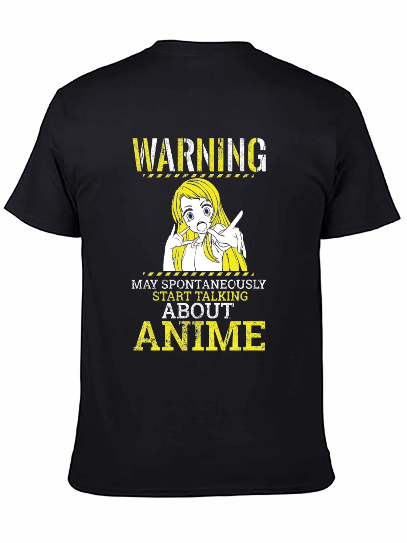 Anime Warning T-Shirt - Spontaneous Talking May Occur!