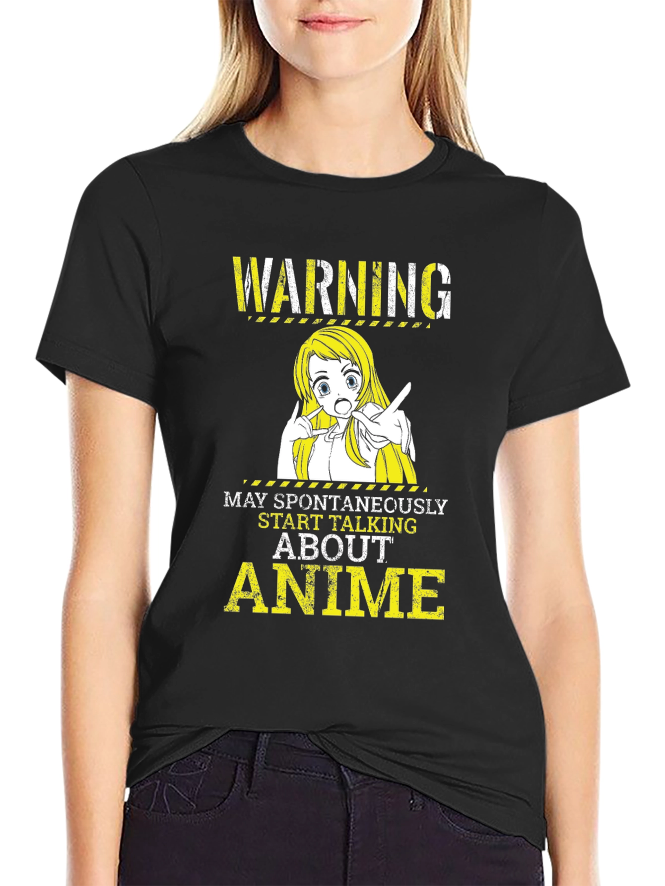 Anime Warning T-Shirt - Spontaneous Talking May Occur!