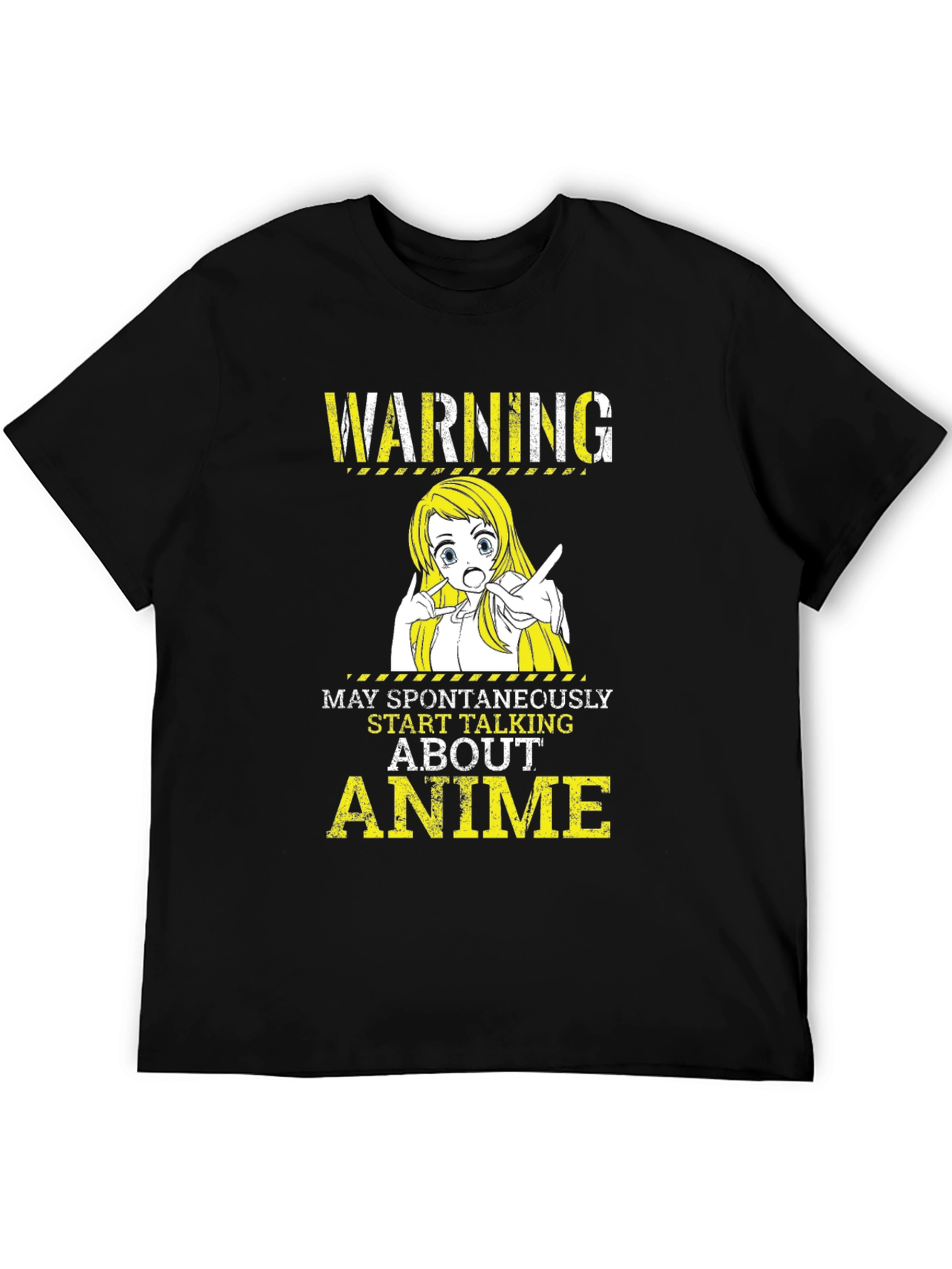 Anime Warning T-Shirt - Spontaneous Talking May Occur!