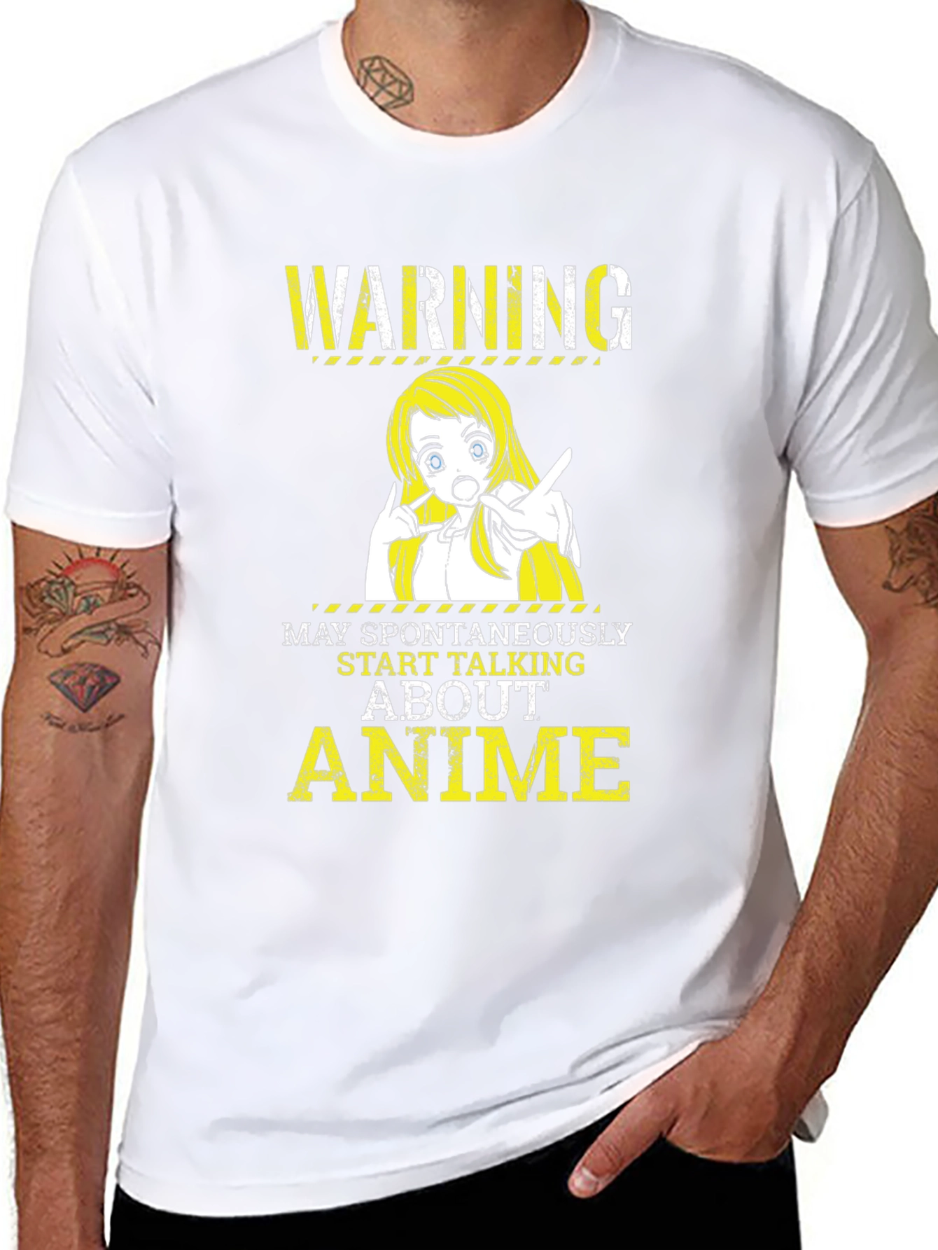 Anime Warning T-Shirt - Spontaneous Talking May Occur!