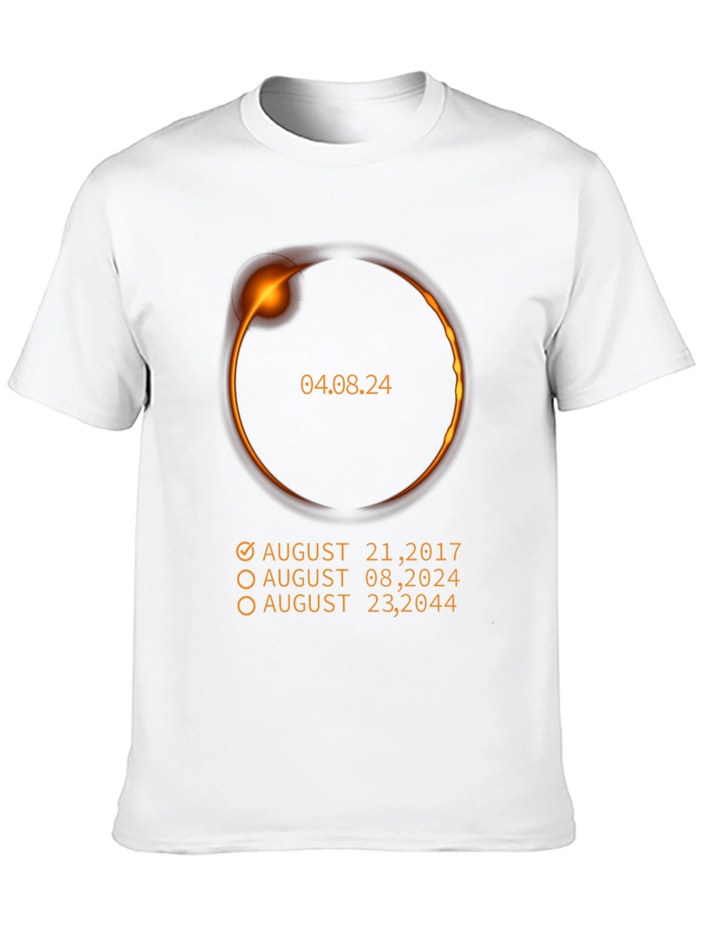 Eclipse Date T-Shirt - August 2024