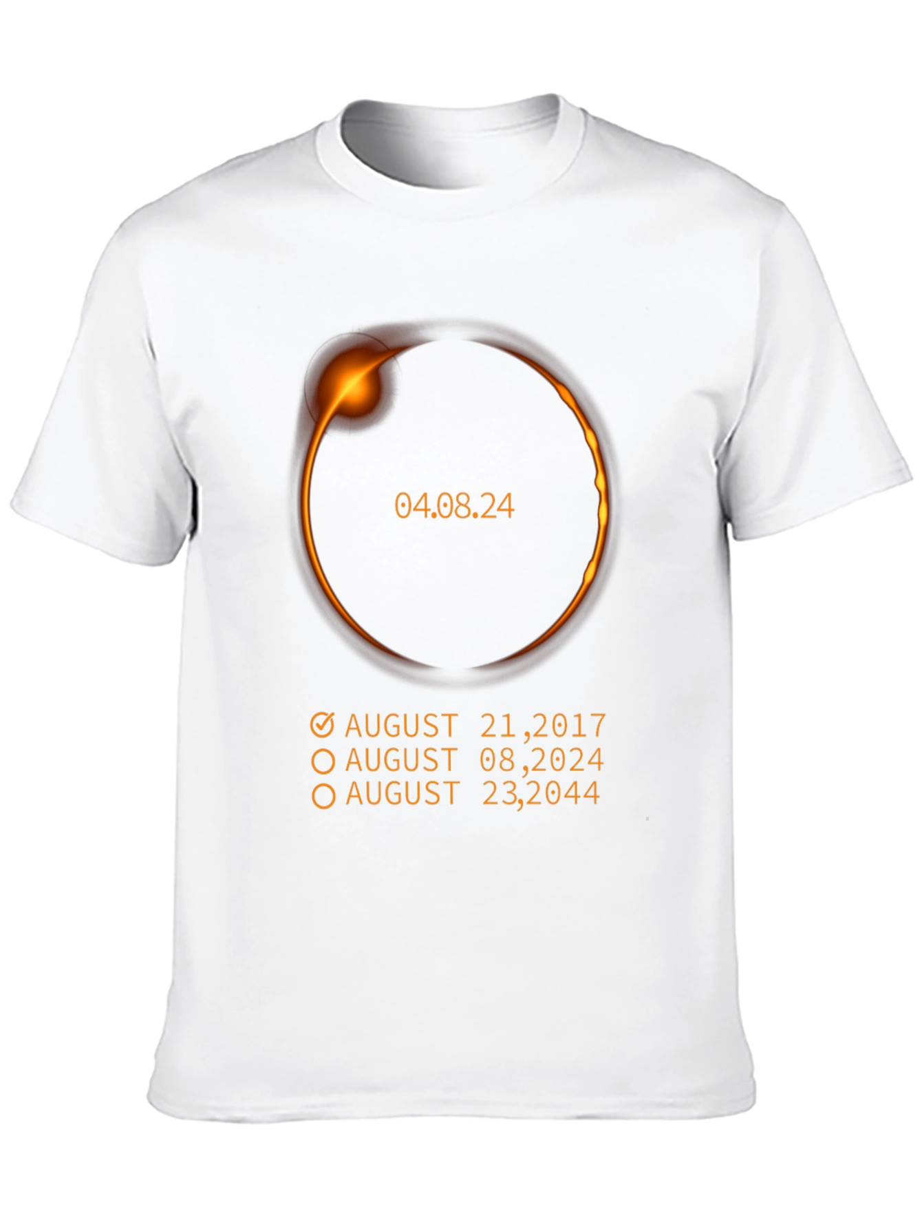 Eclipse Date T-Shirt - August 2024
