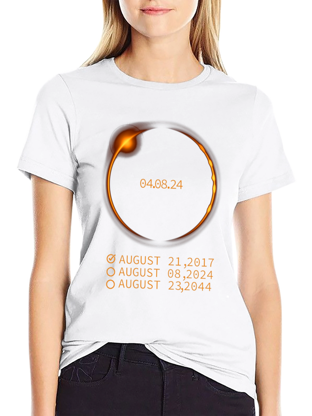 Eclipse Date T-Shirt - August 2024